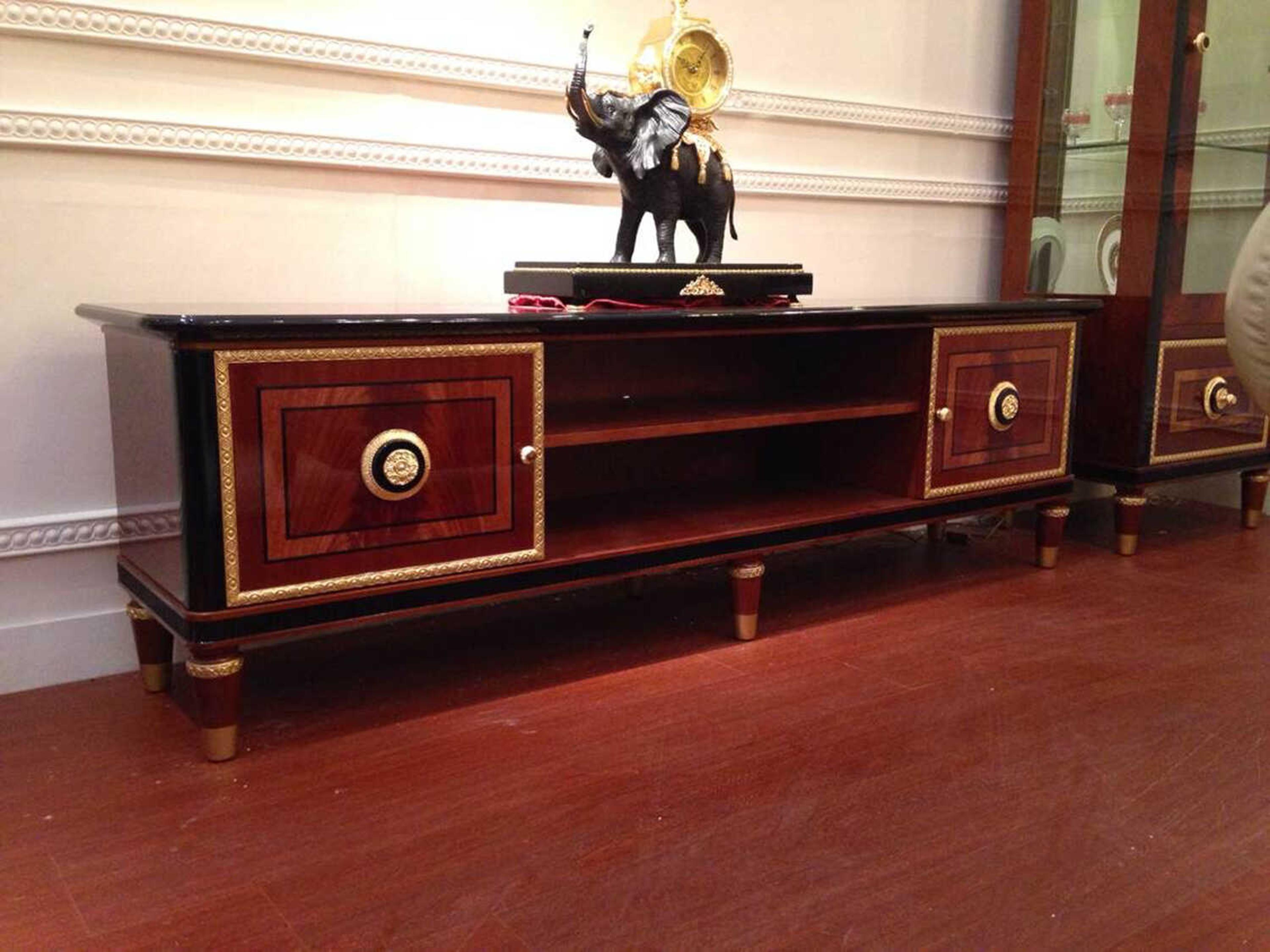 E-68 78" Solid Wood Media Console