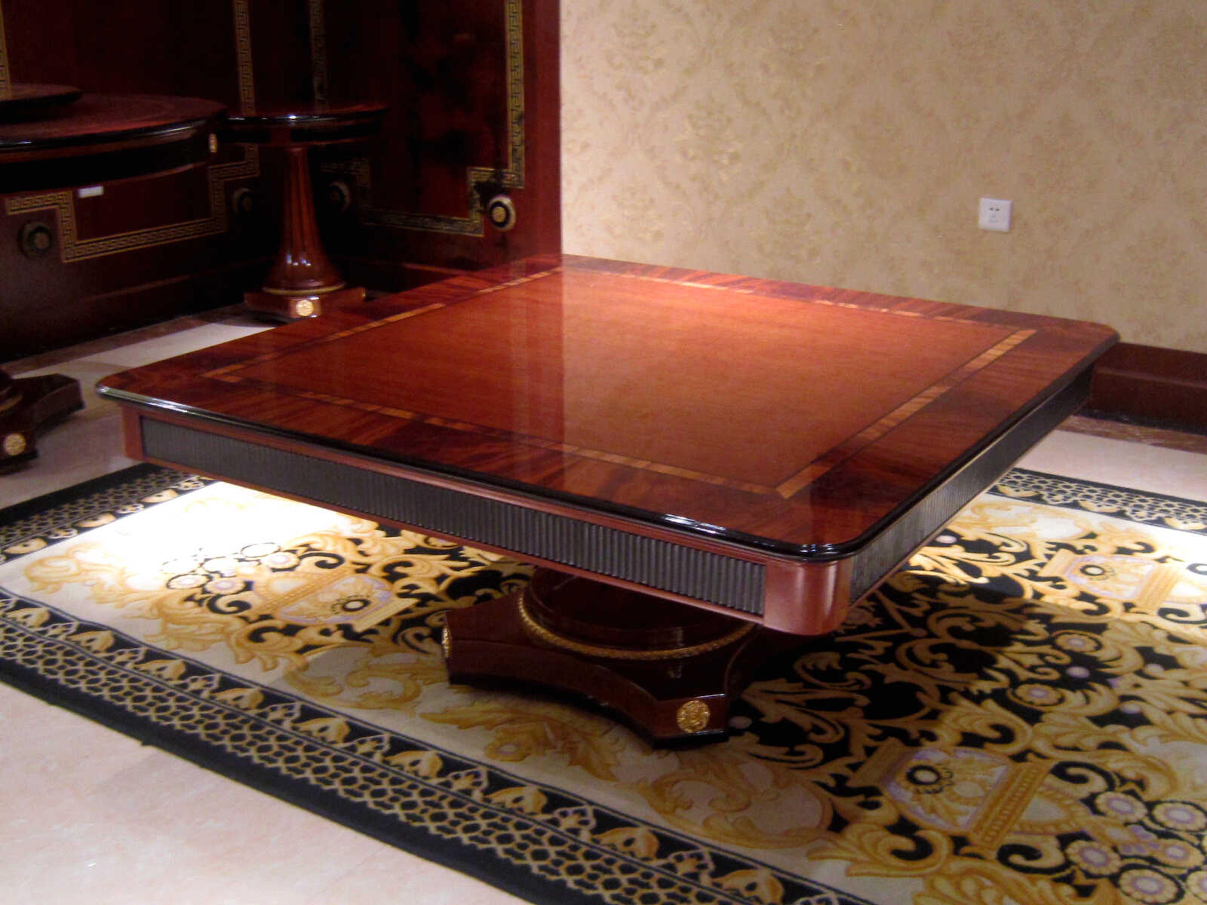 E-68 Square Wood Coffee Table