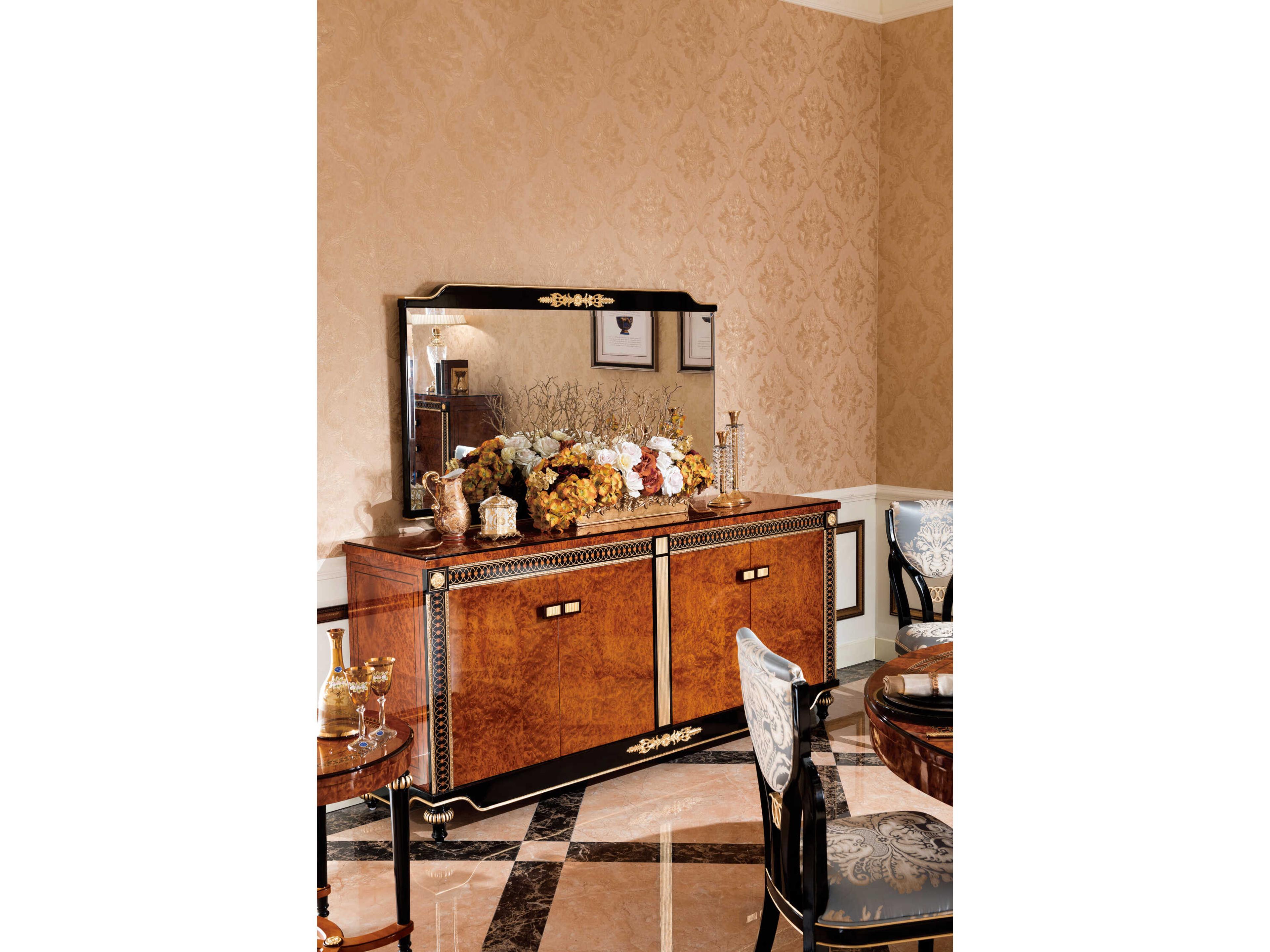 E-69 82" Solid Wood Sideboard