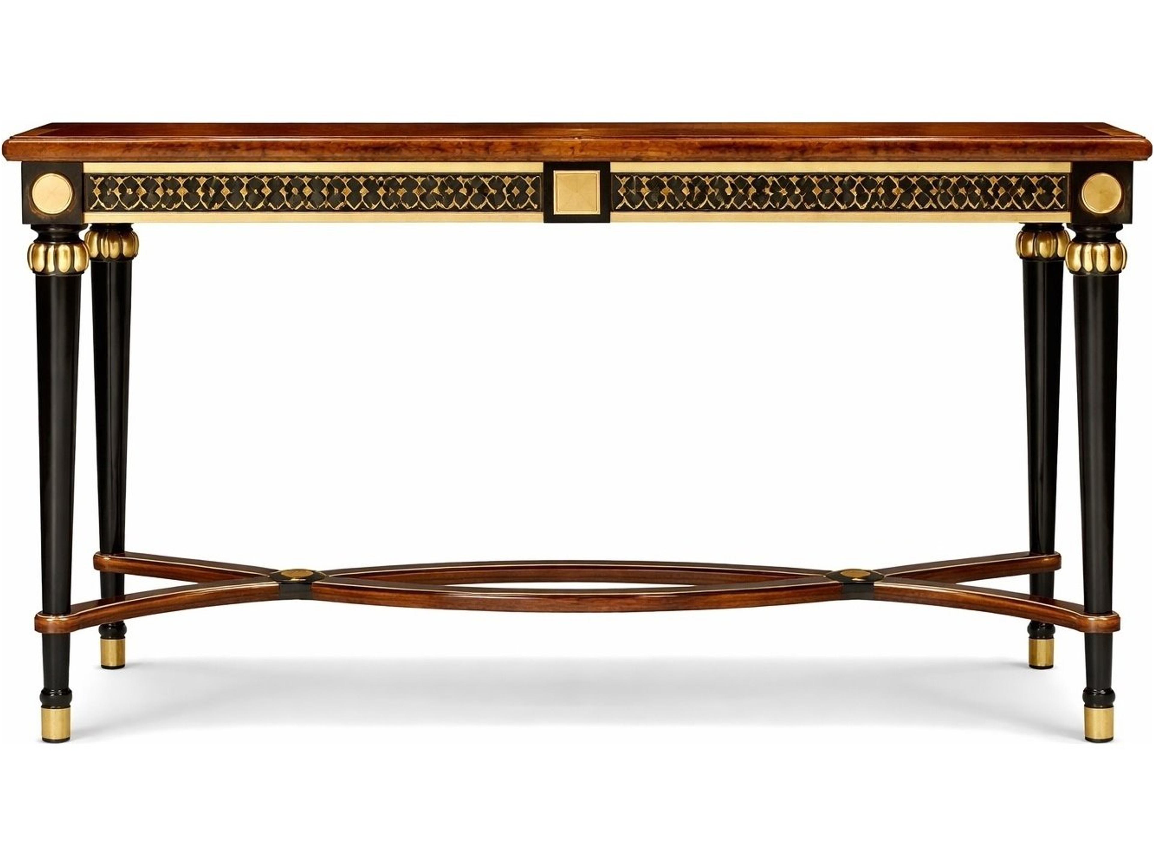 E-69 Rectangular Wood Console Table