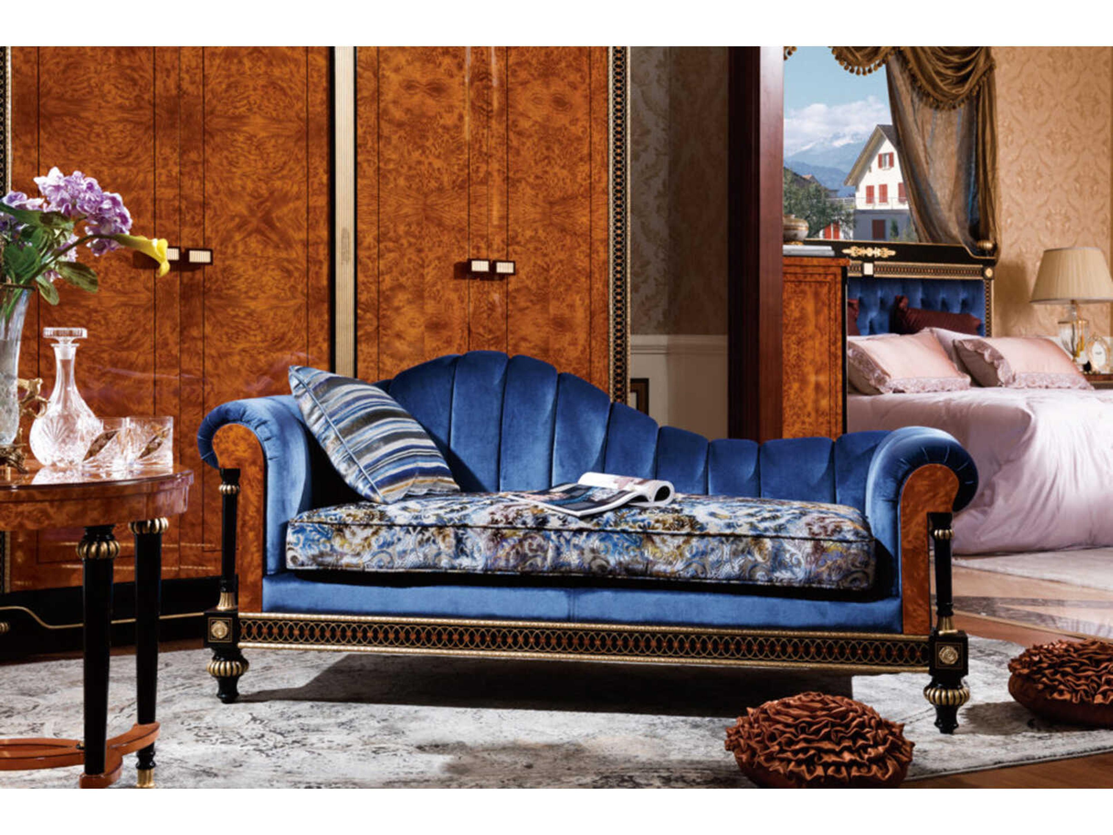 Infinity Furniture Import E-69 Blue Upholstered Loveseat