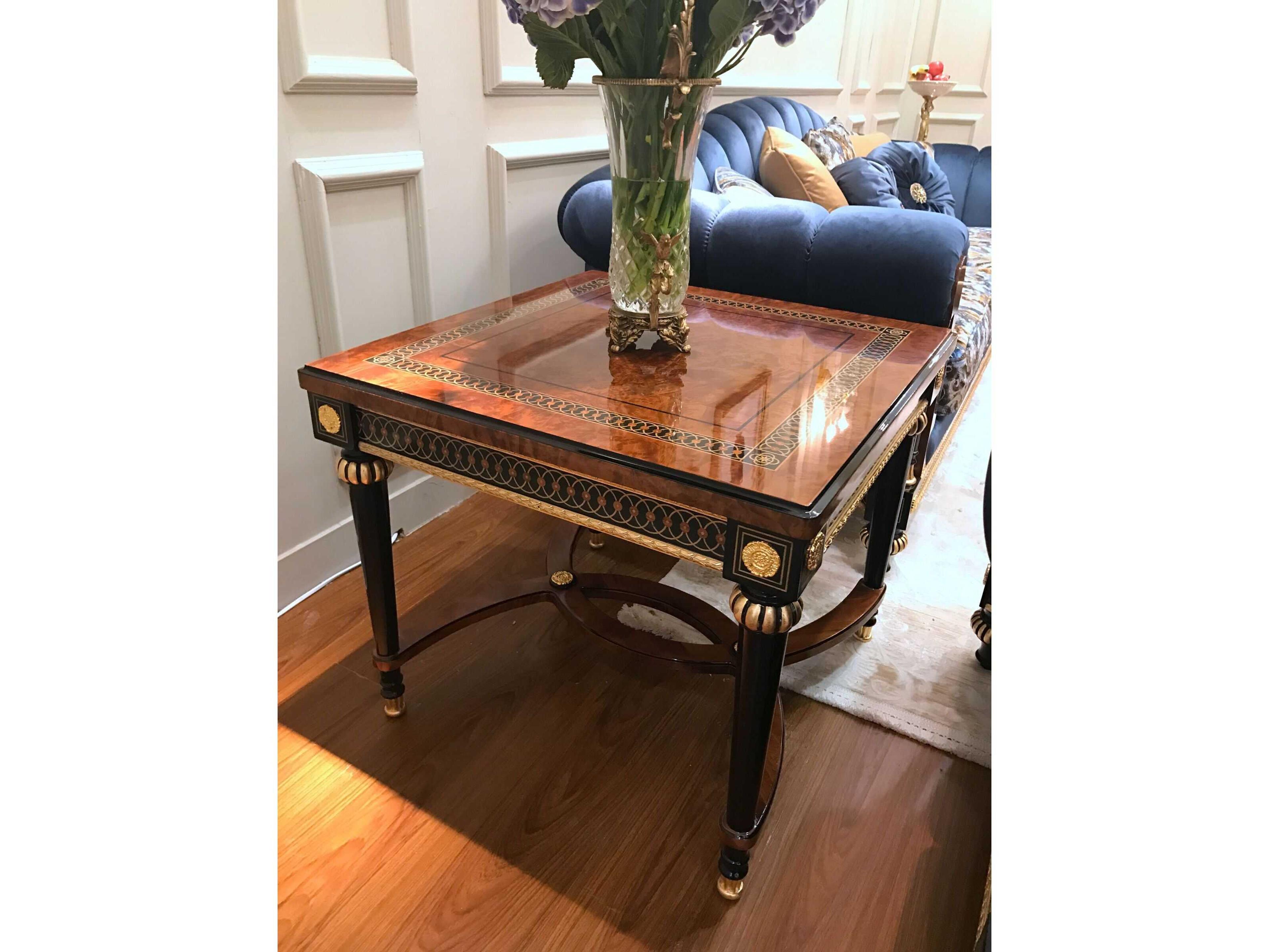 E-69 Square Wood End Table
