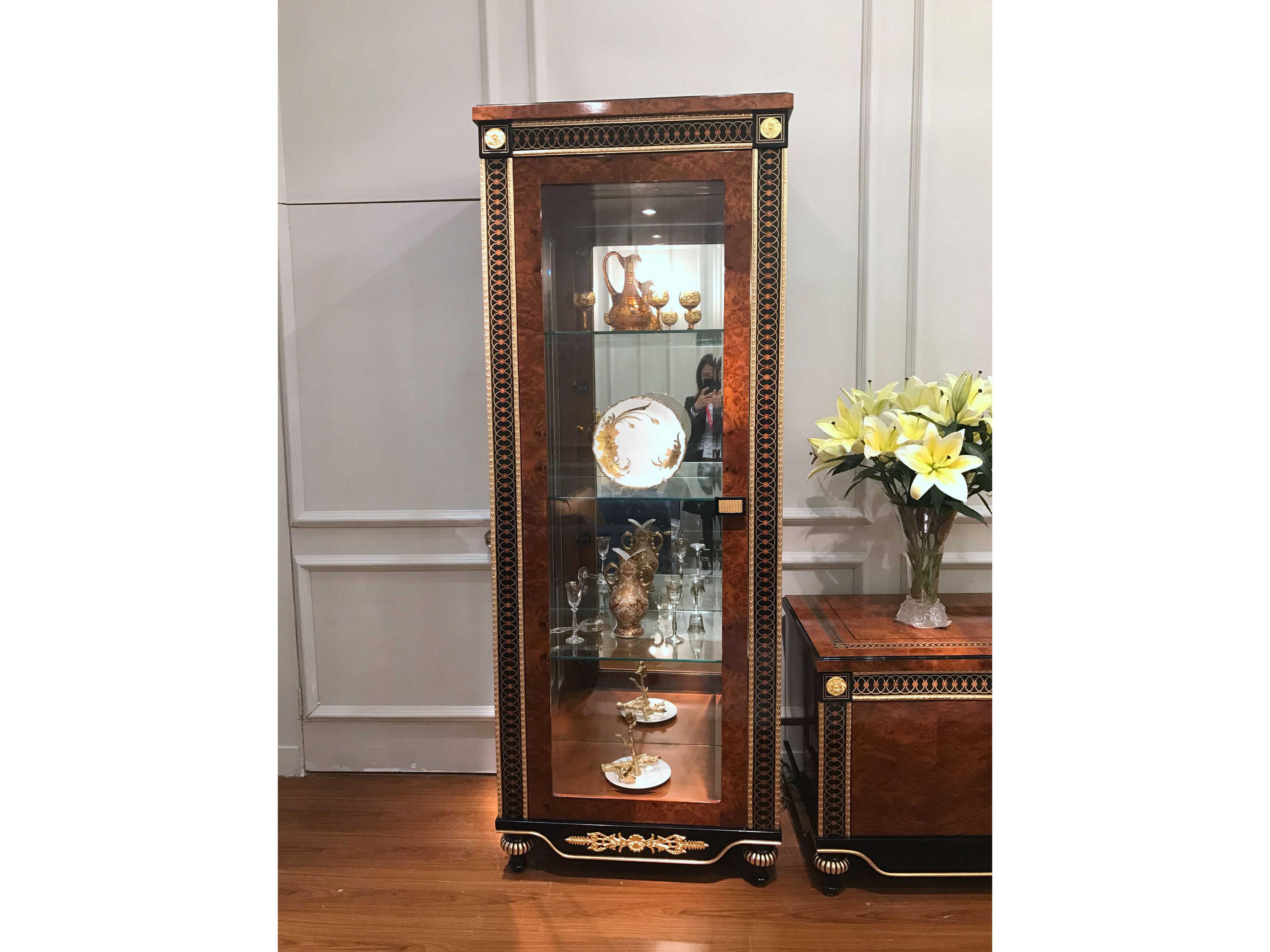E-69 Hardwood Display Cabinet