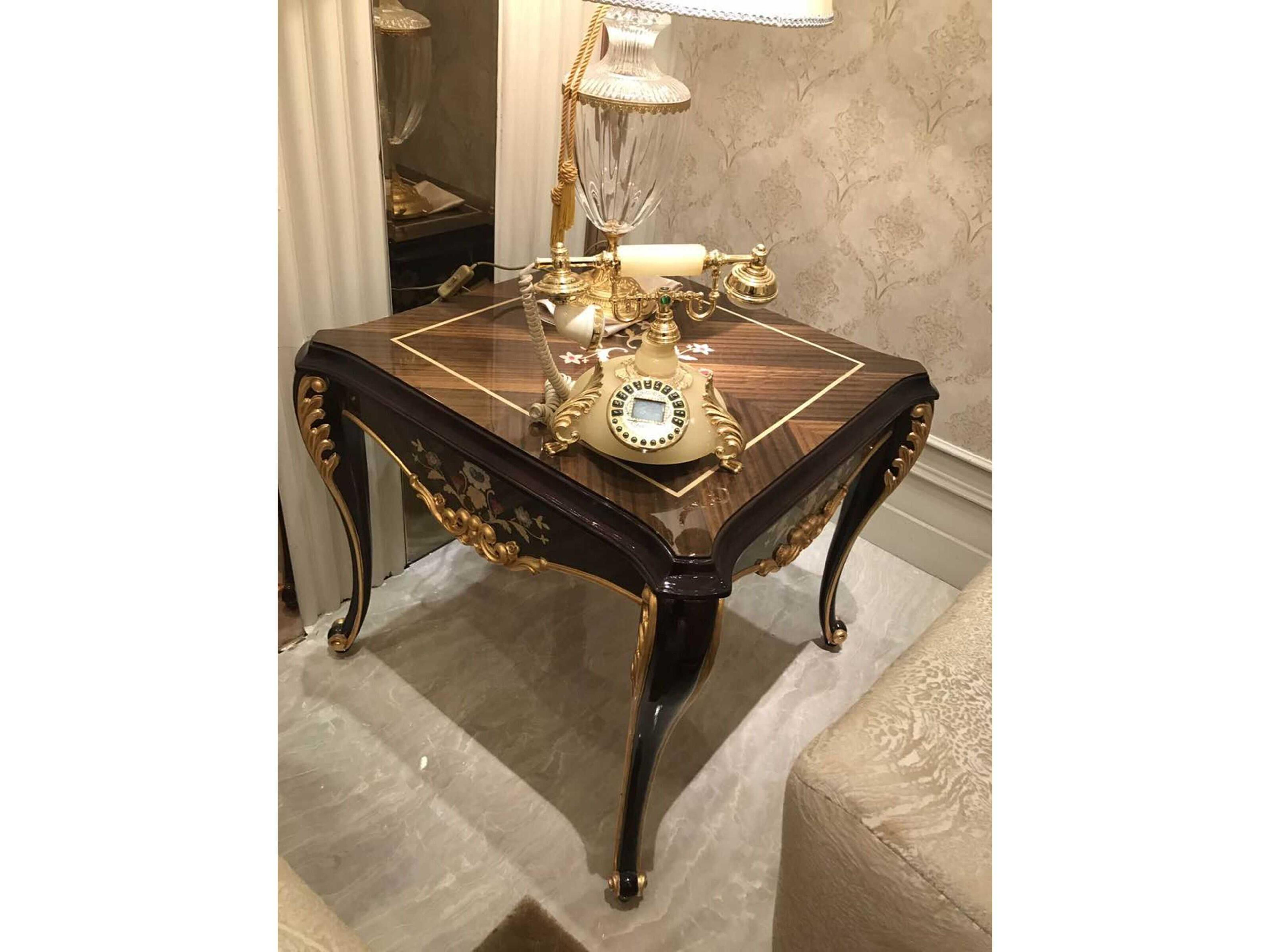 E-70 Square Wood End Table