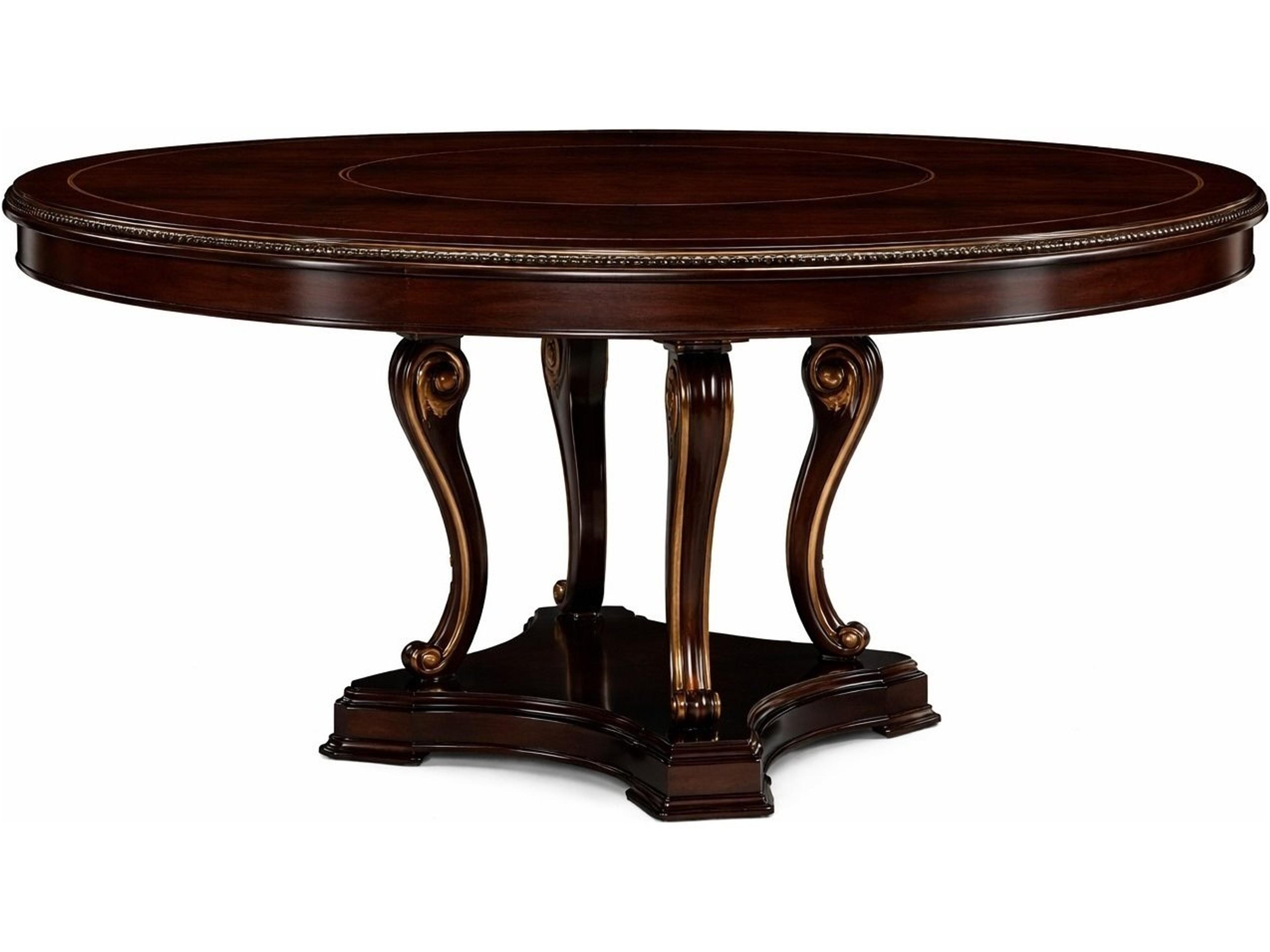E-70 Round Wood Dining Table