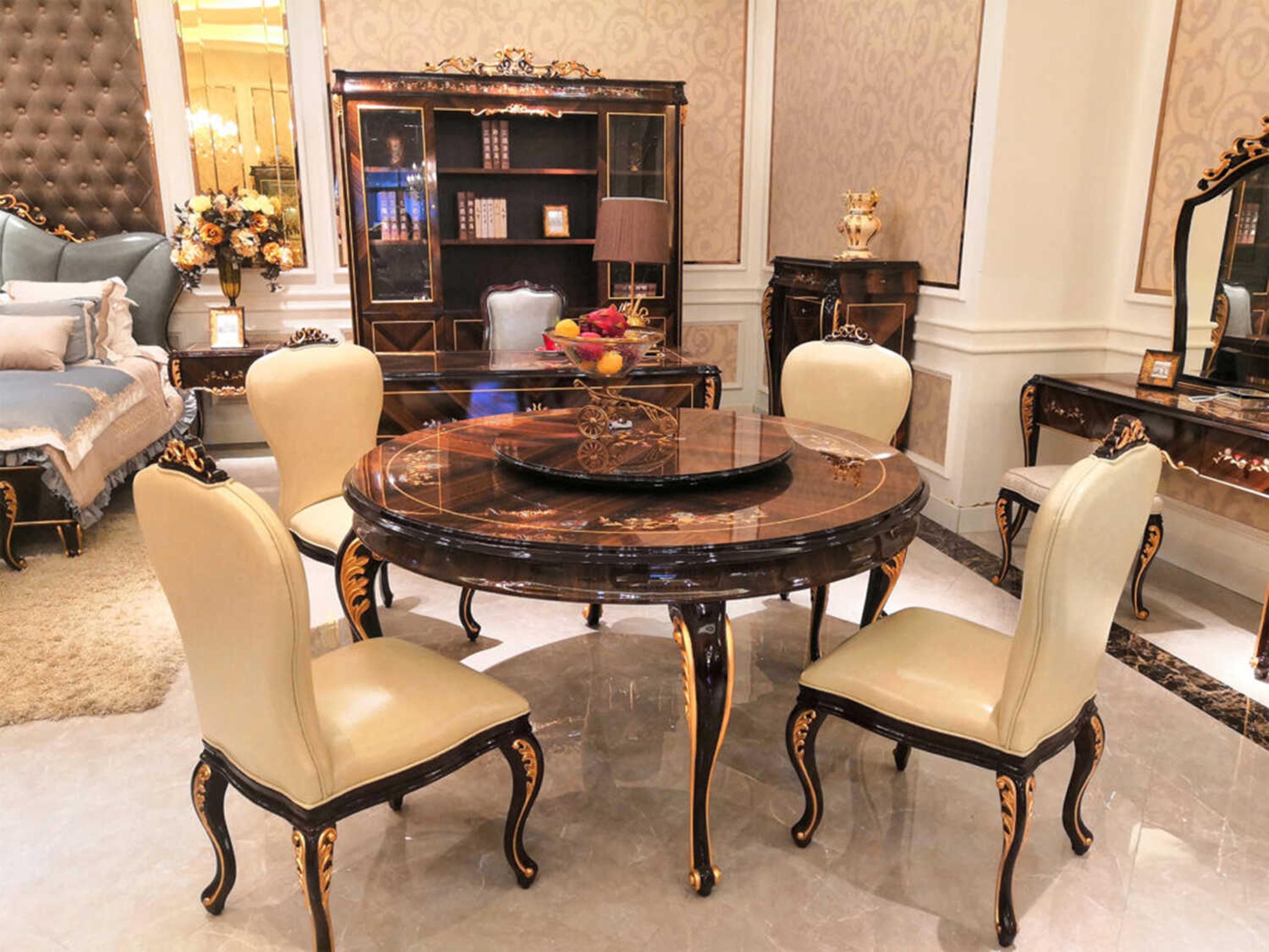 Infinity Furniture Import E-70 Hardwood Beige Leather Armless Dining Chair