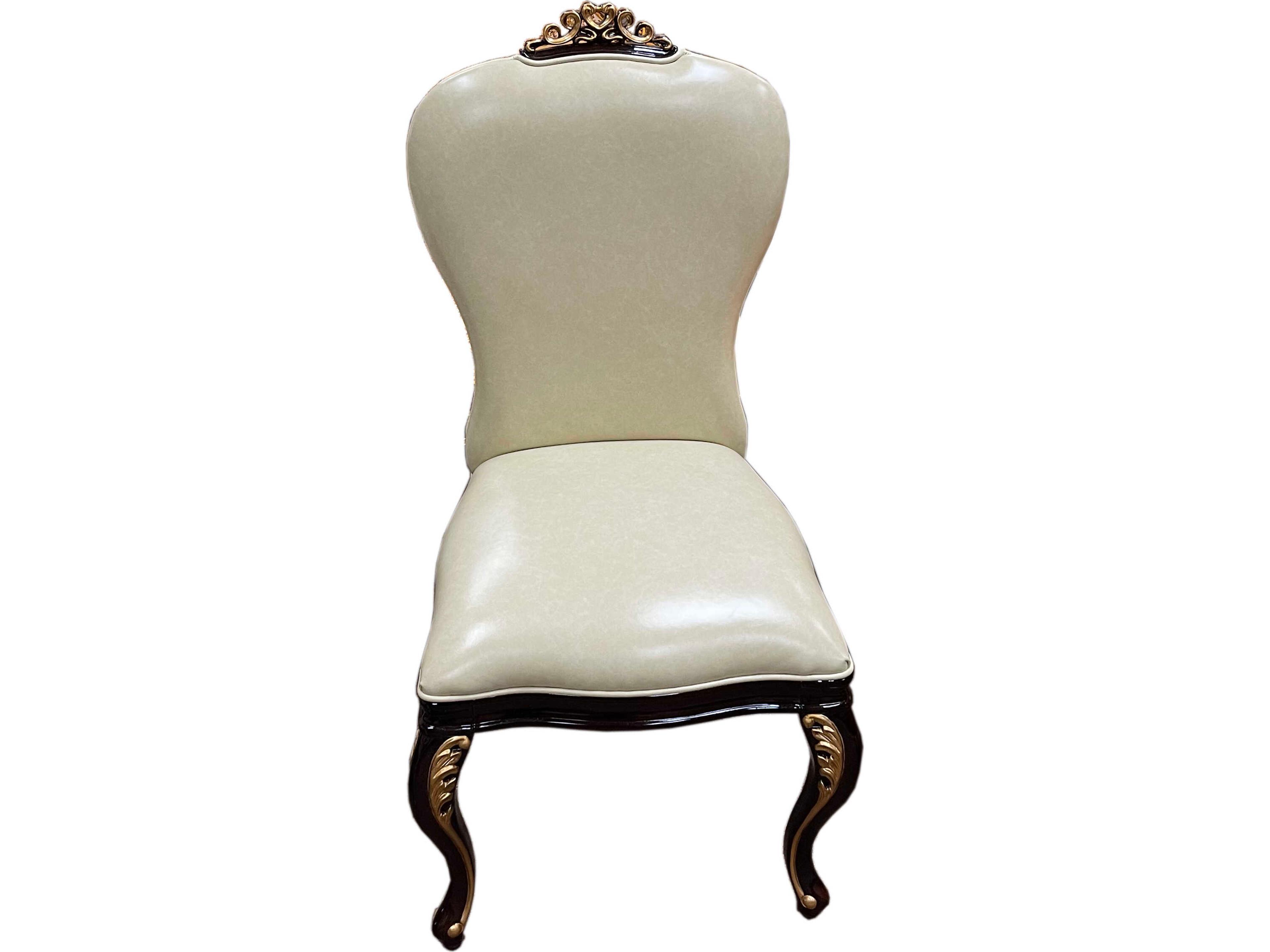 Infinity Furniture Import E-70 Hardwood Beige Leather Armless Dining Chair