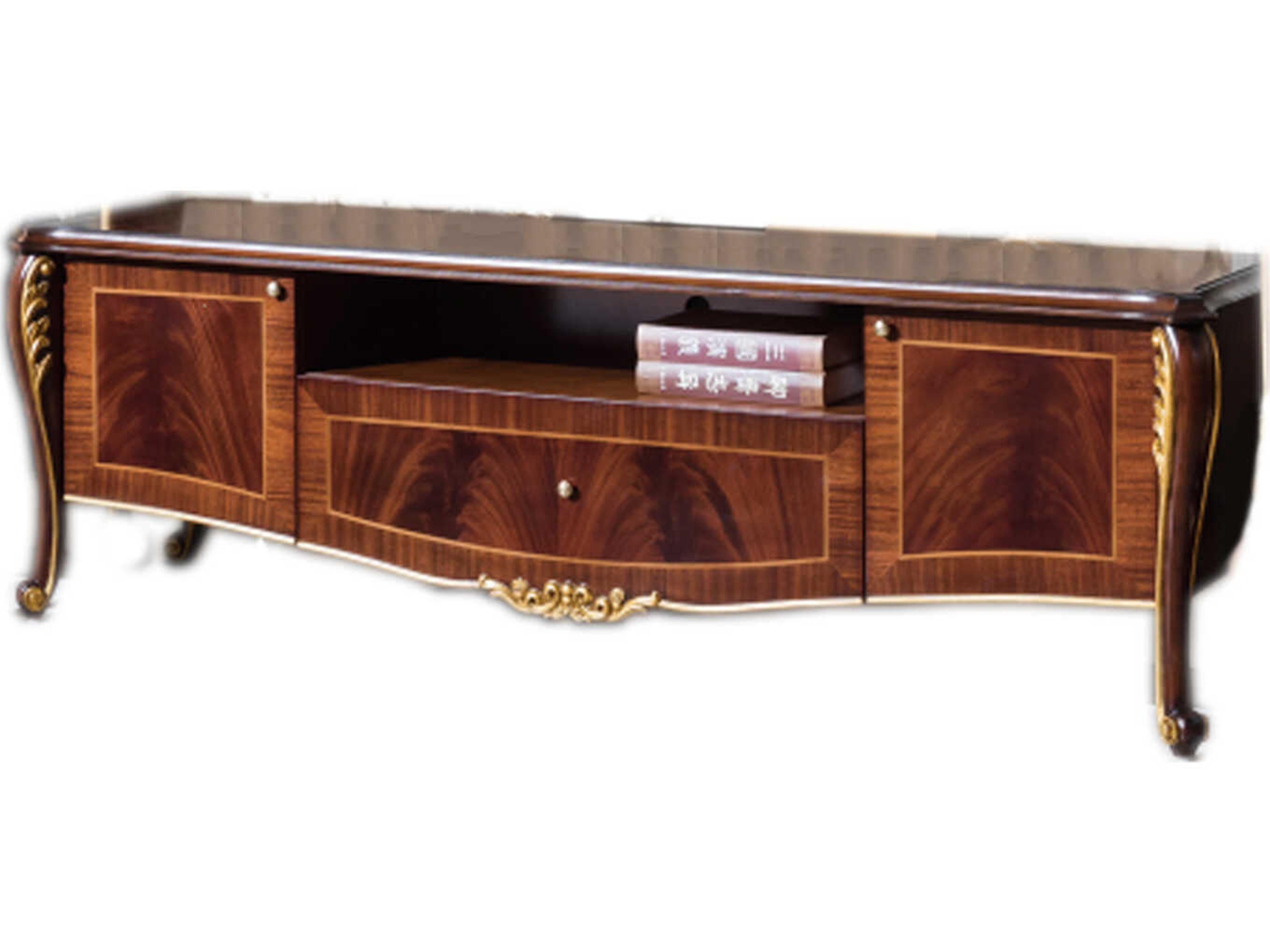 E-70 72" Walnut Wood Media Console