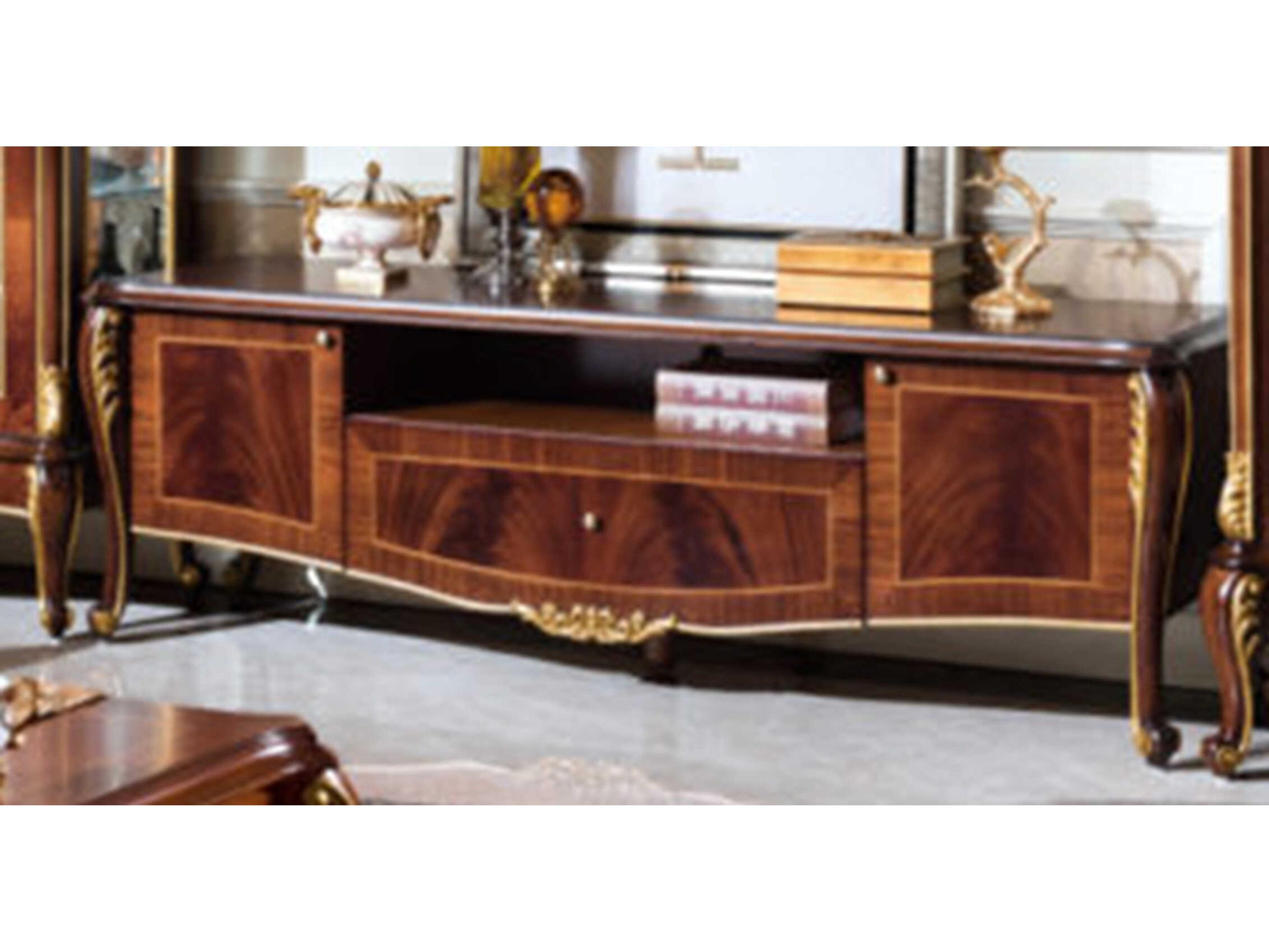 Infinity Furniture Import E-70 72" Walnut Wood Media Console