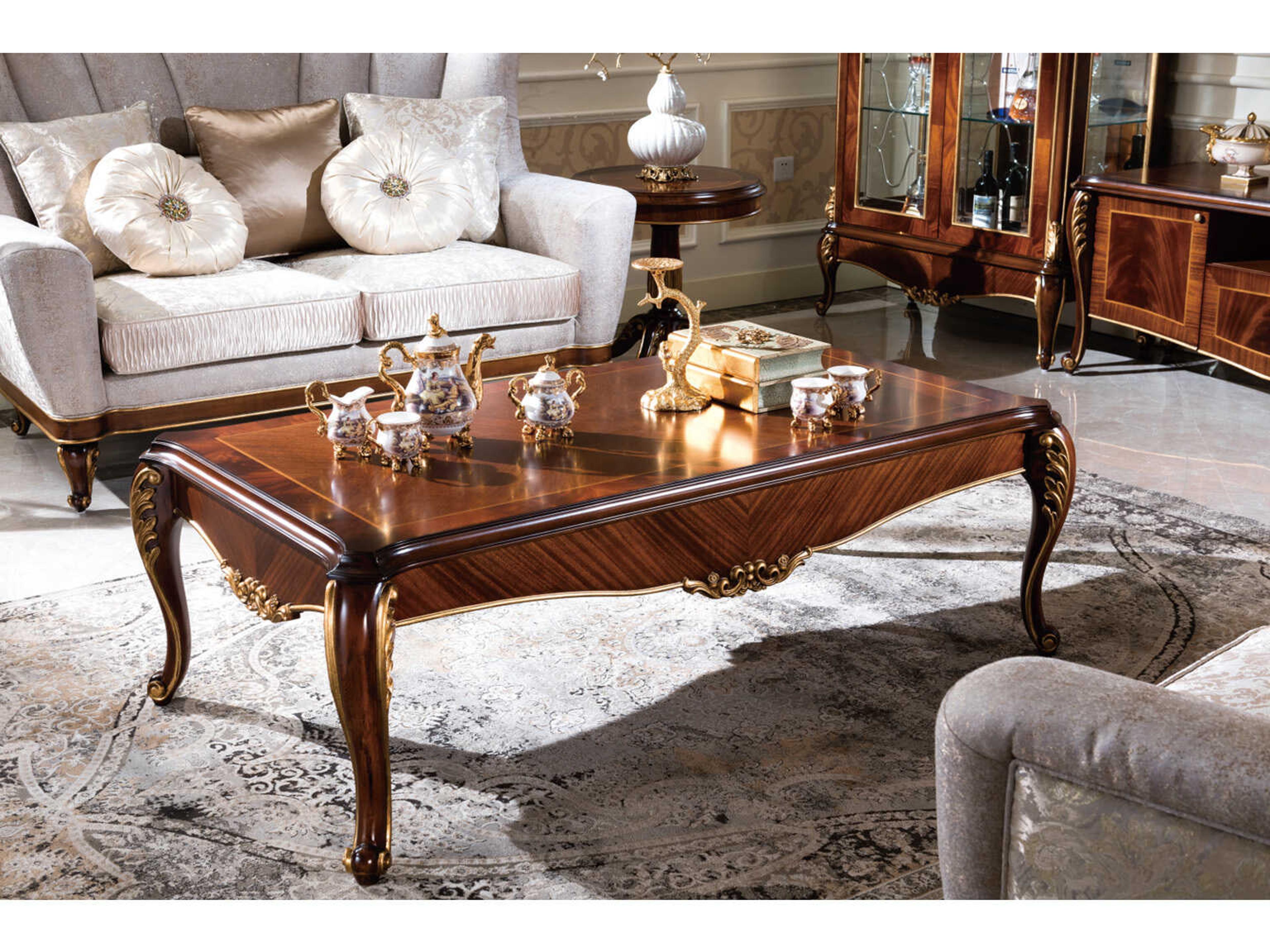 E-70 Rectangular Wood Coffee Table