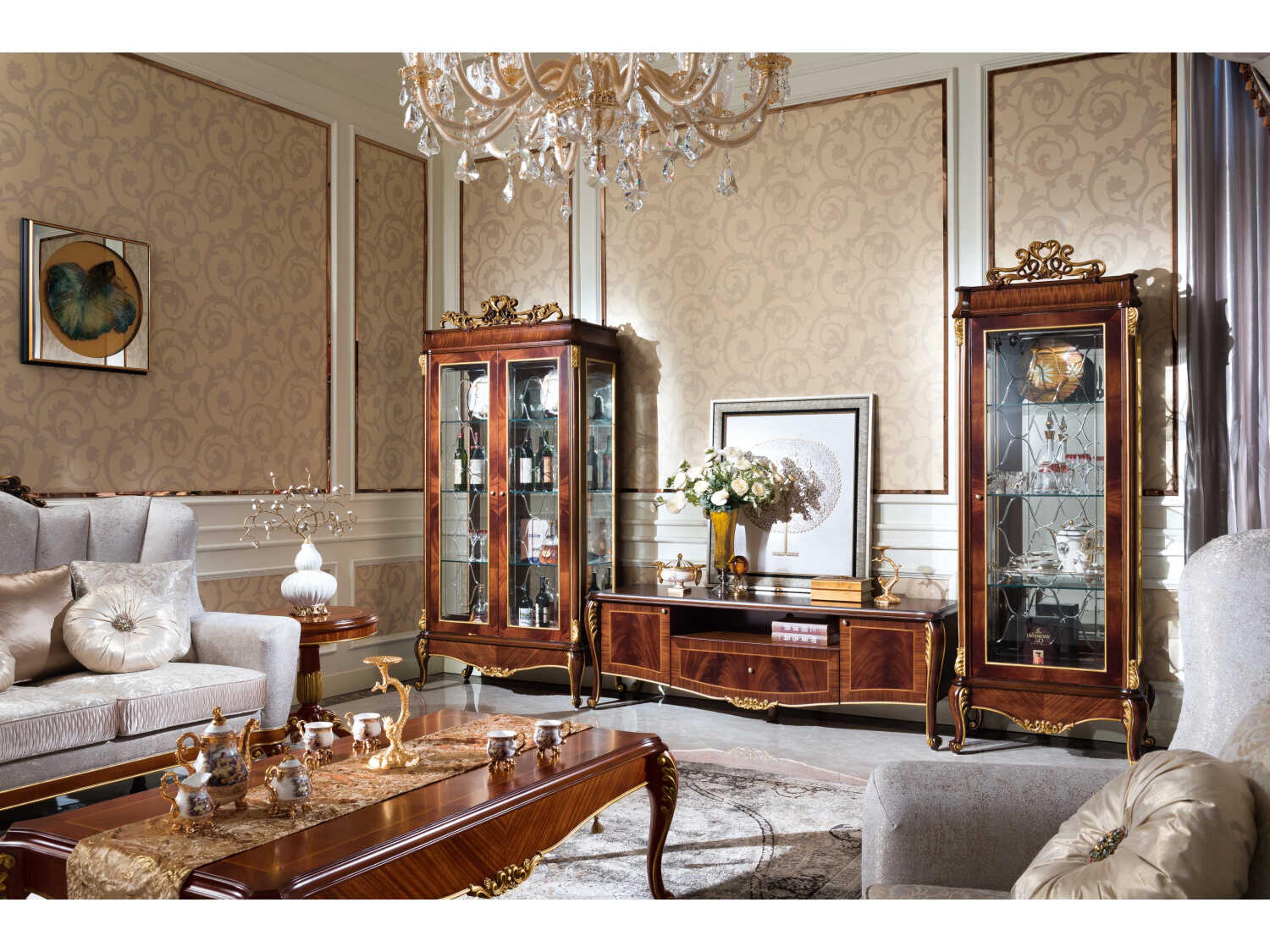 E-70 Solid Wood Display Cabinet