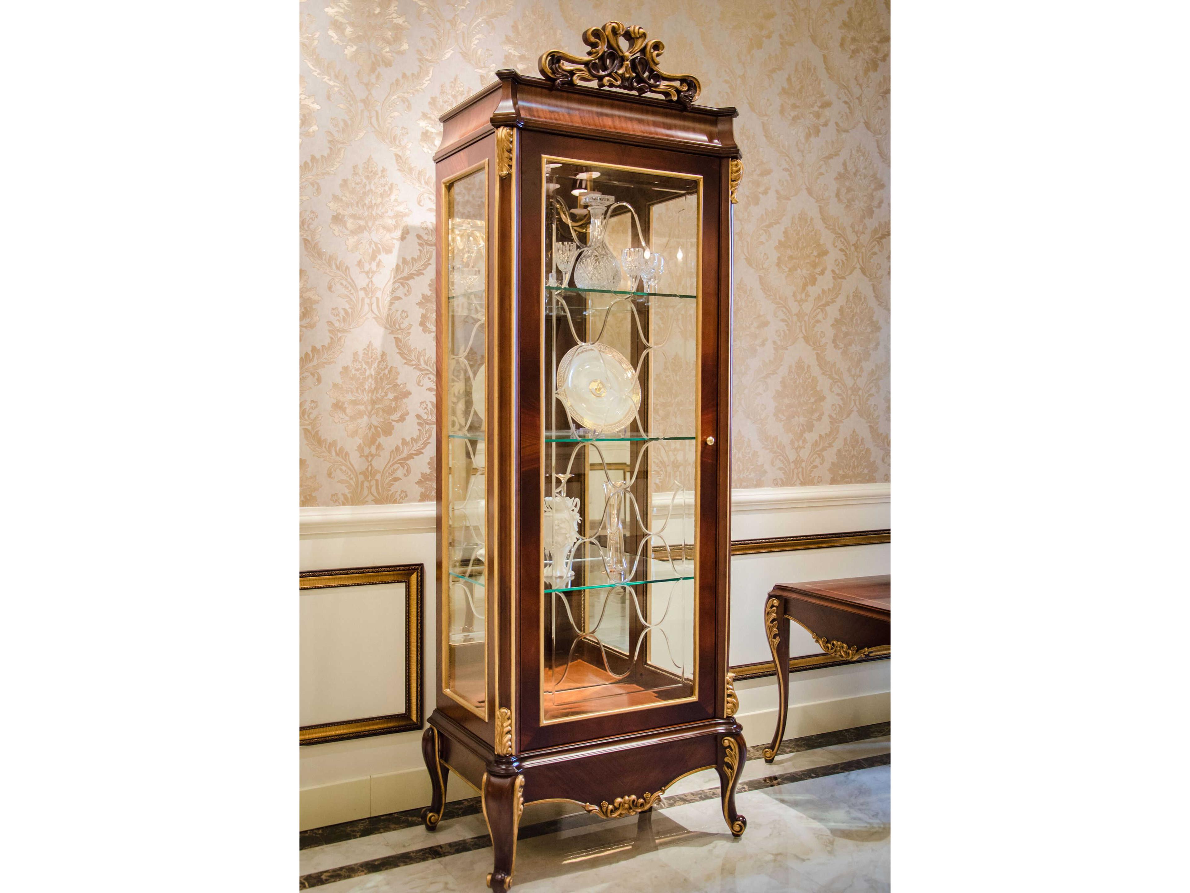 Infinity Furniture Import E-70 Hardwood Display Cabinet