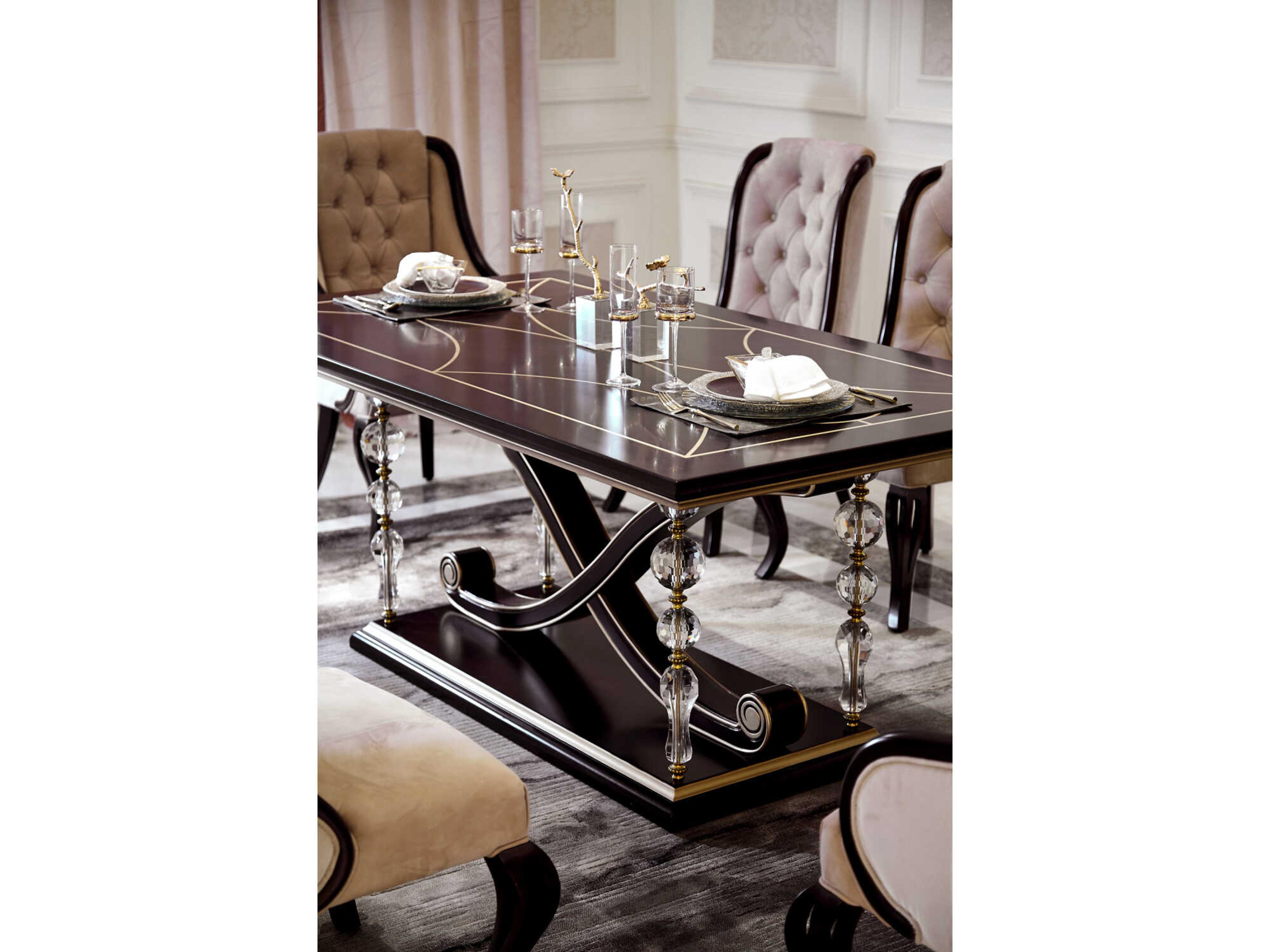 Infinity Furniture Import E-71 Rectangular Wood Dining Table