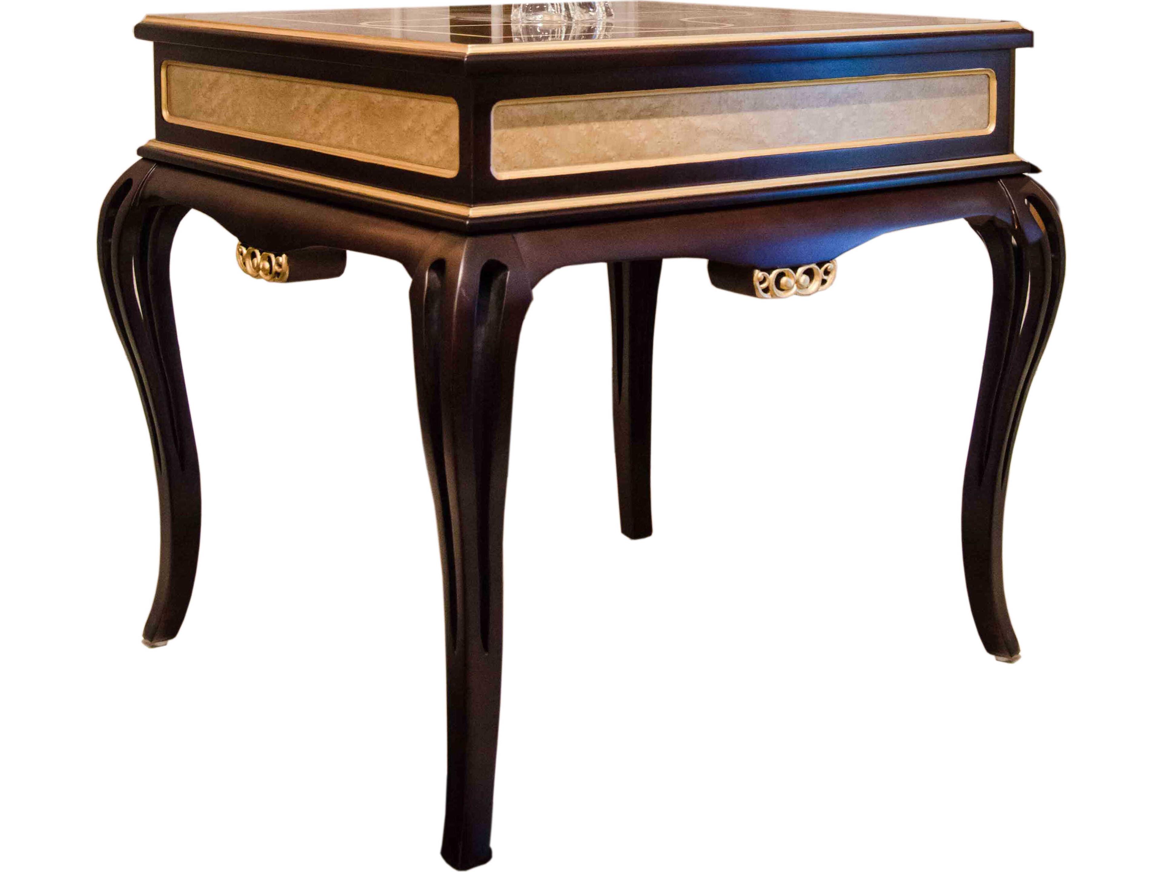 E-71 Square Wood End Table