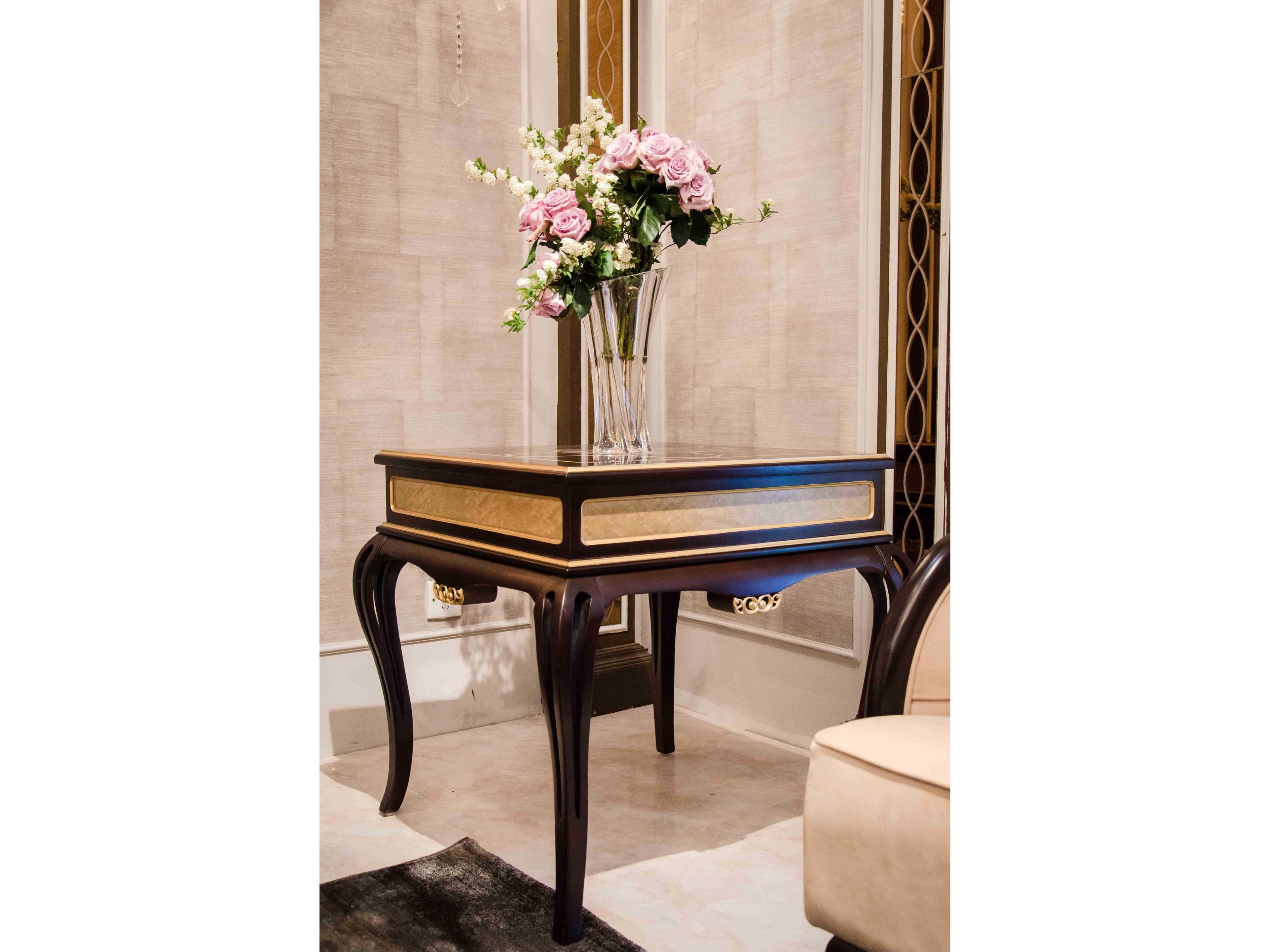 Infinity Furniture Import E-71 Square Wood End Table