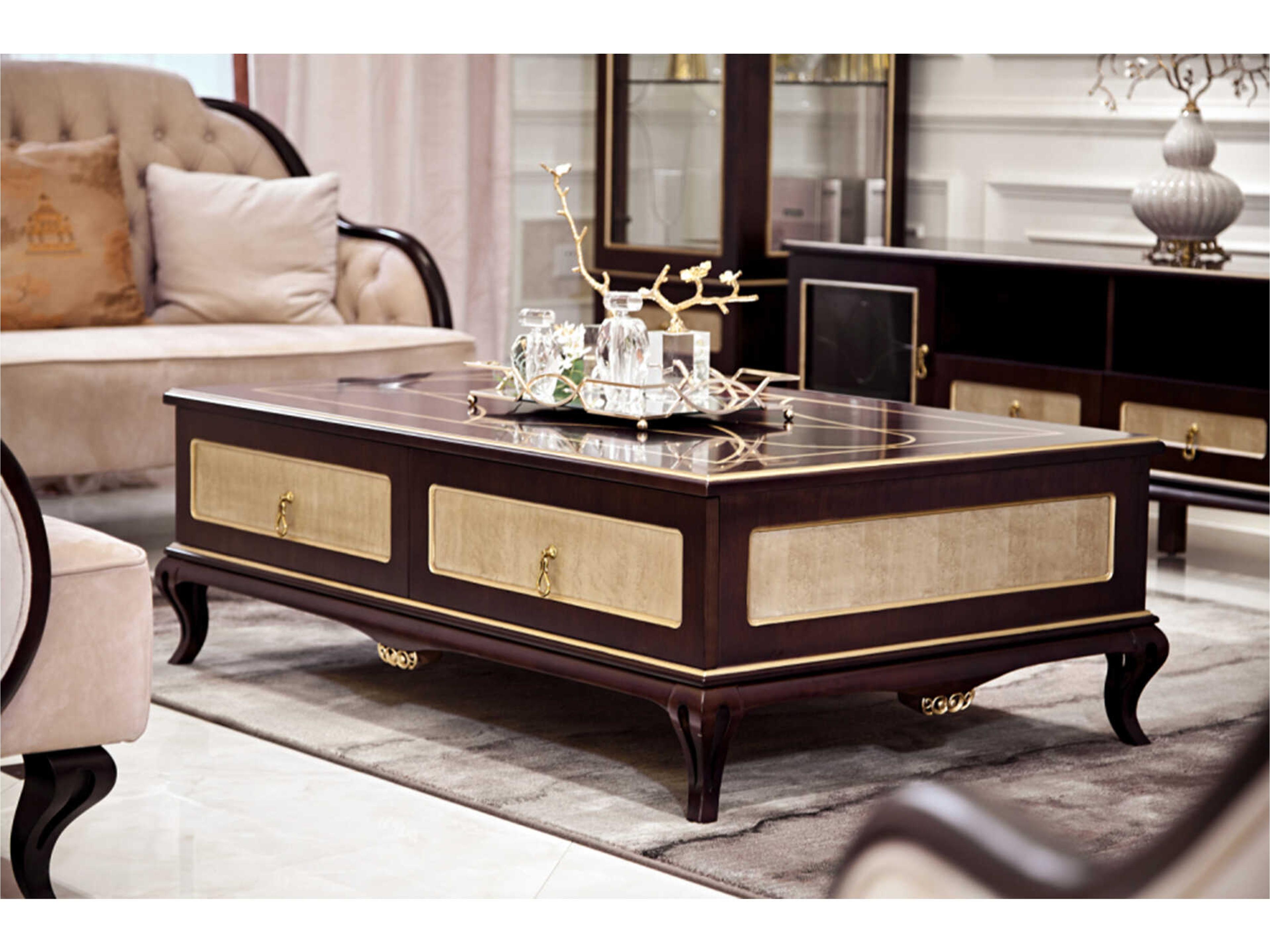 E-71 Rectangular Wood Coffee Table
