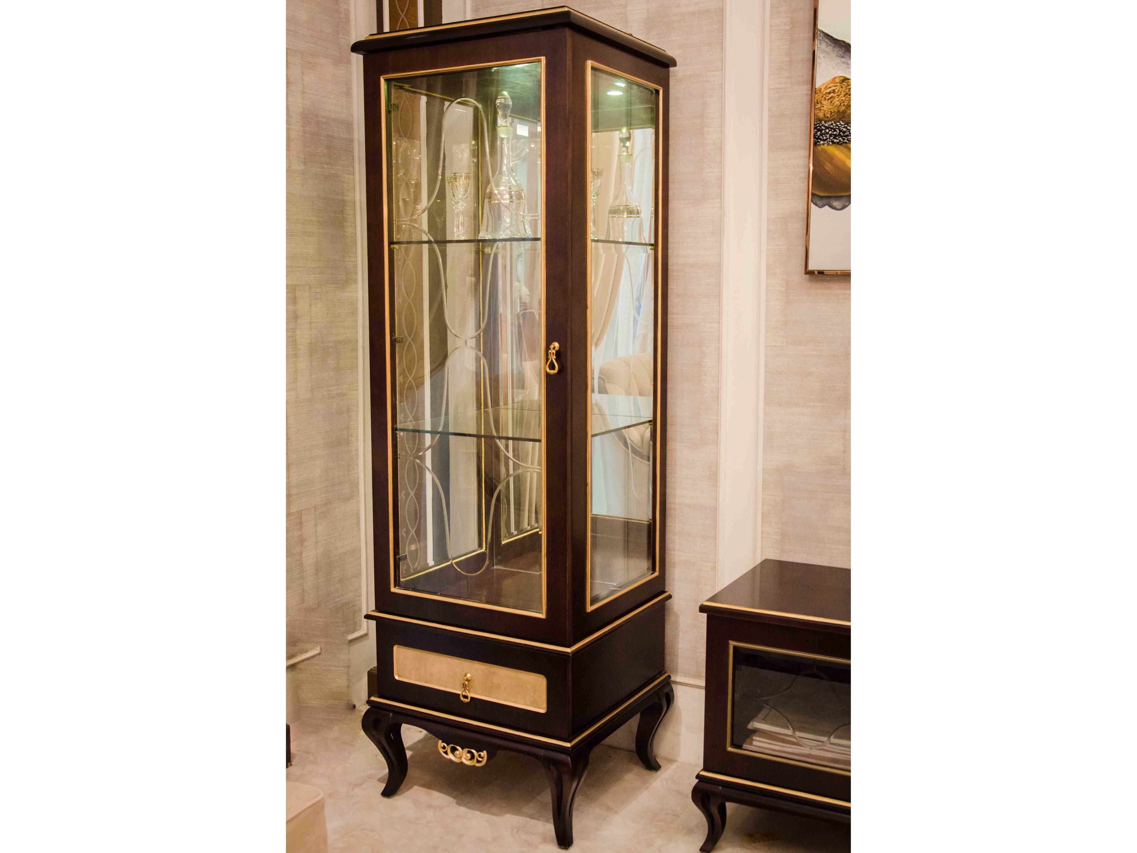 Infinity Furniture Import E-71 Hardwood Display Cabinet
