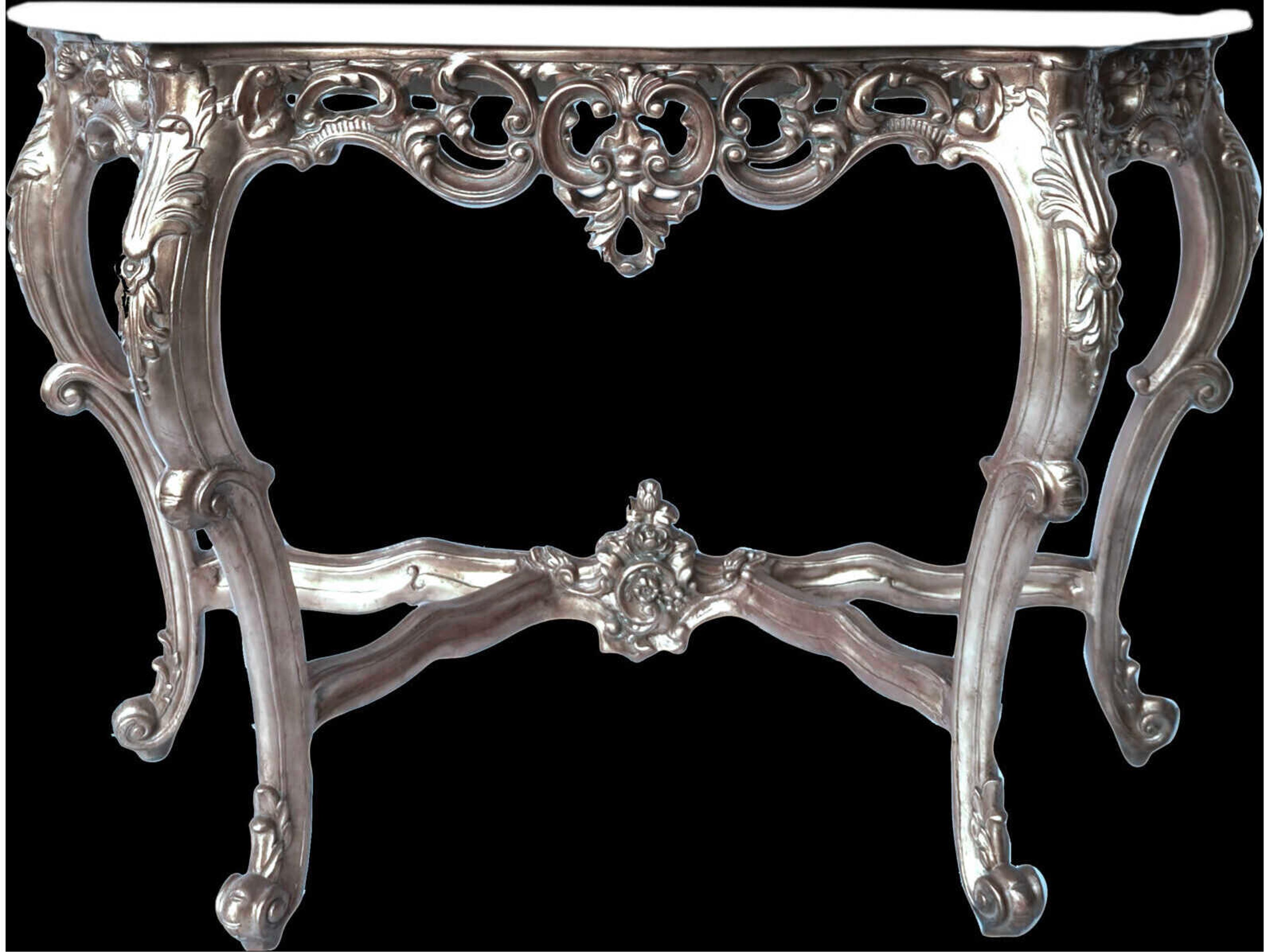 Fon Rectangular Marble Console Table