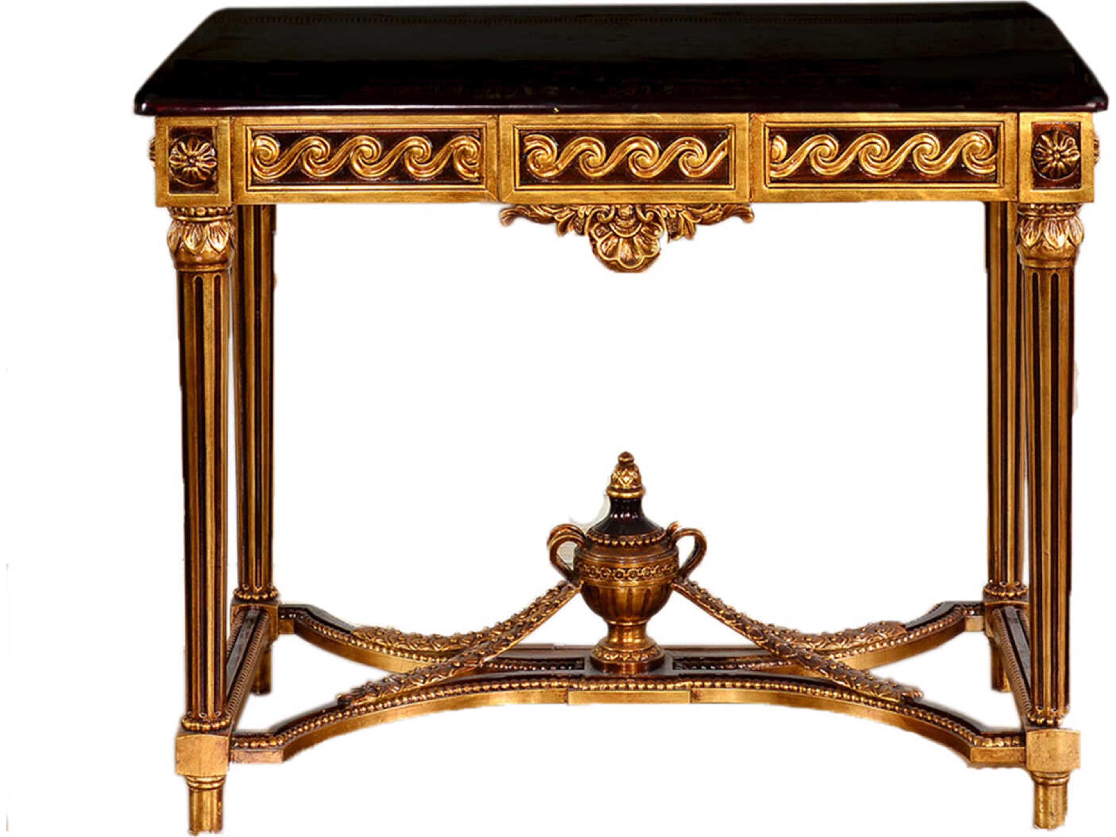 Fon Rectangular Marble Console Table