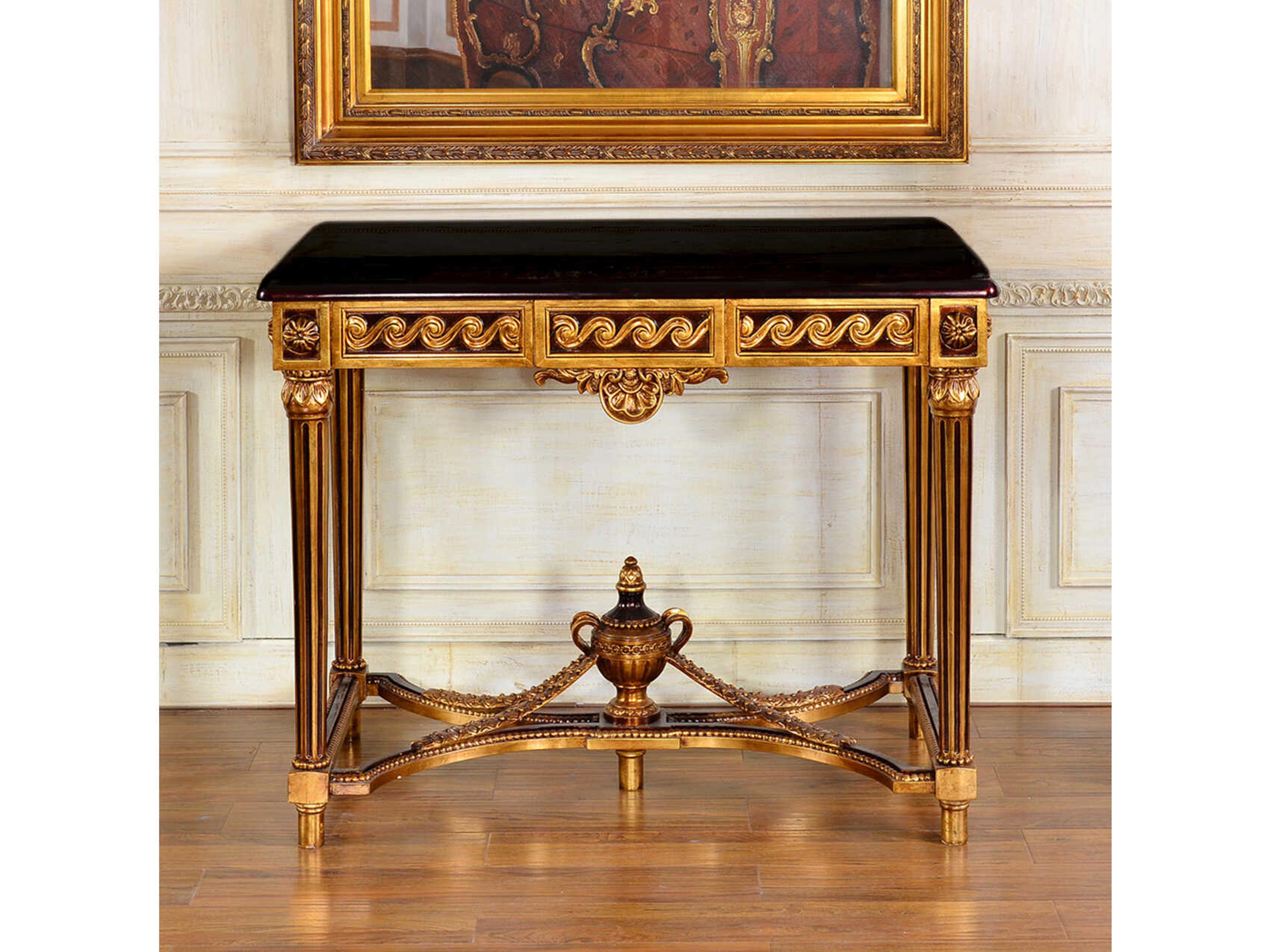 Infinity Furniture Import Fon Rectangular Marble Console Table