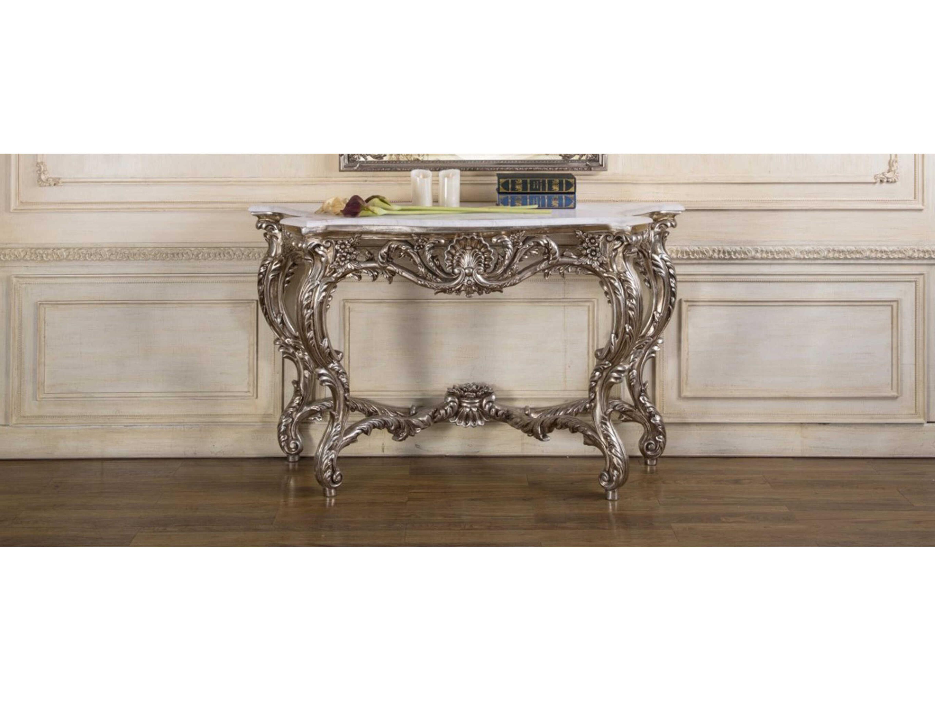 Fon Rectangular Wood Console Table
