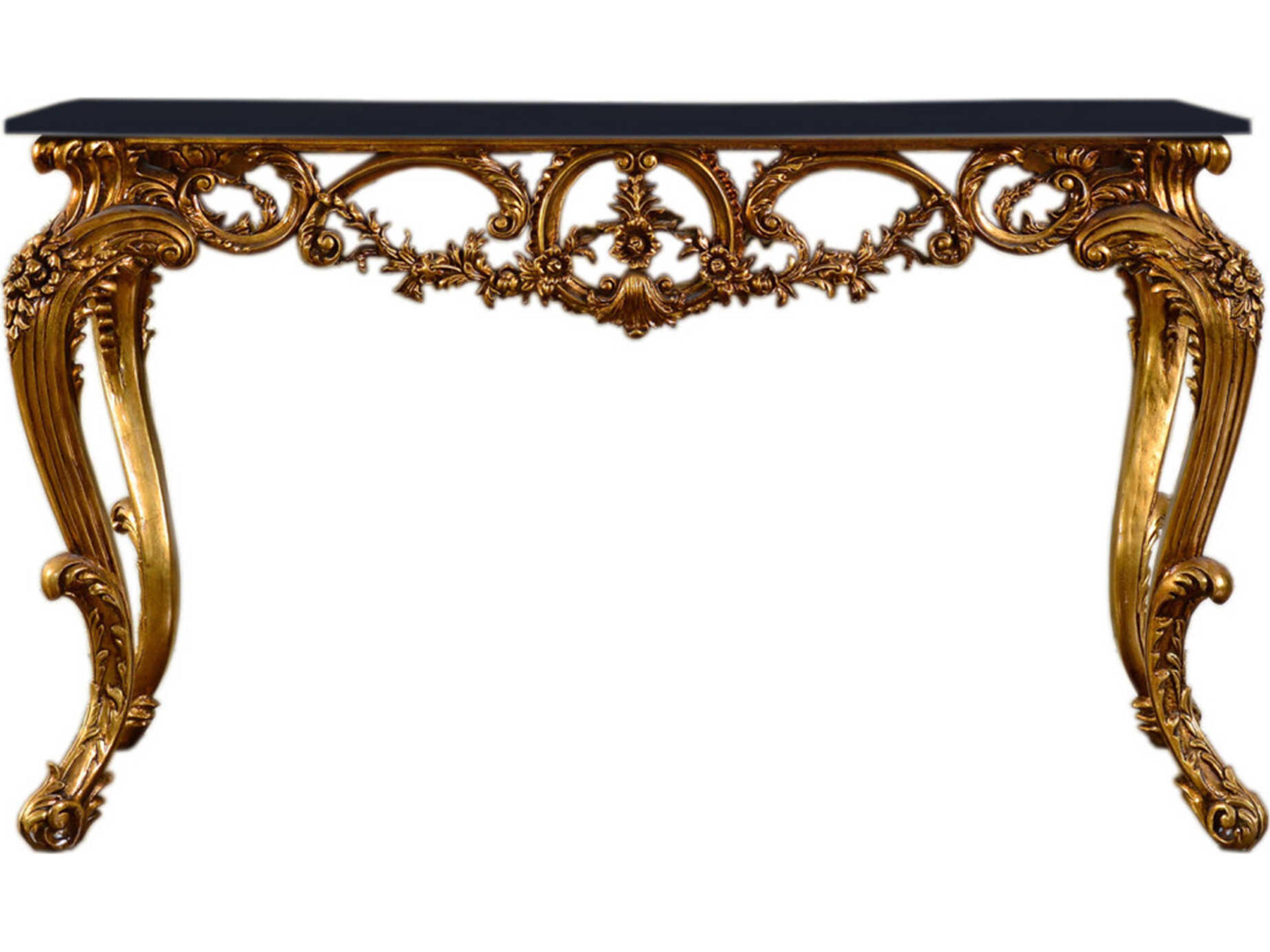 Fon Rectangular Marble Console Table