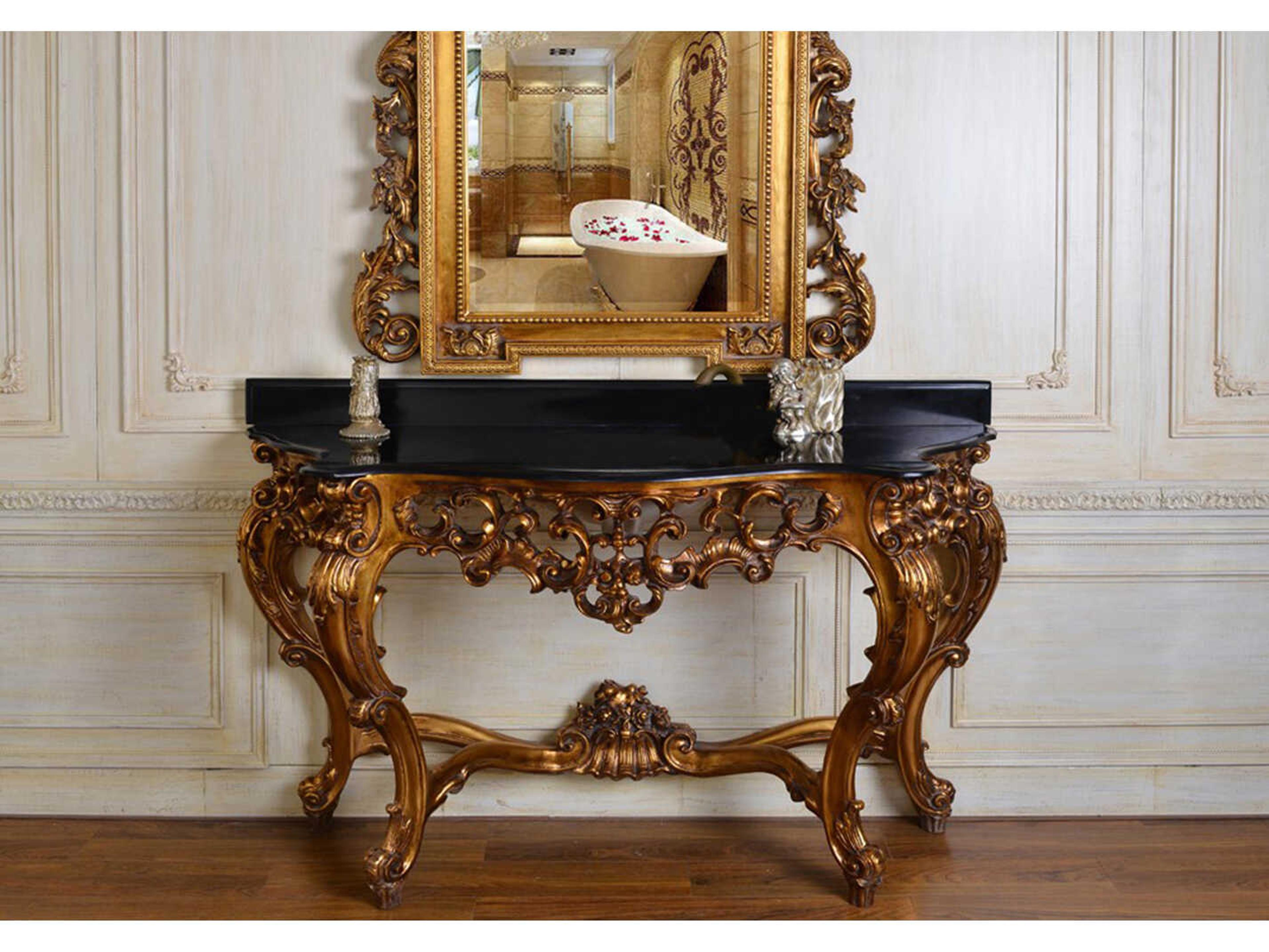 Fon Demilune Marble Console Table
