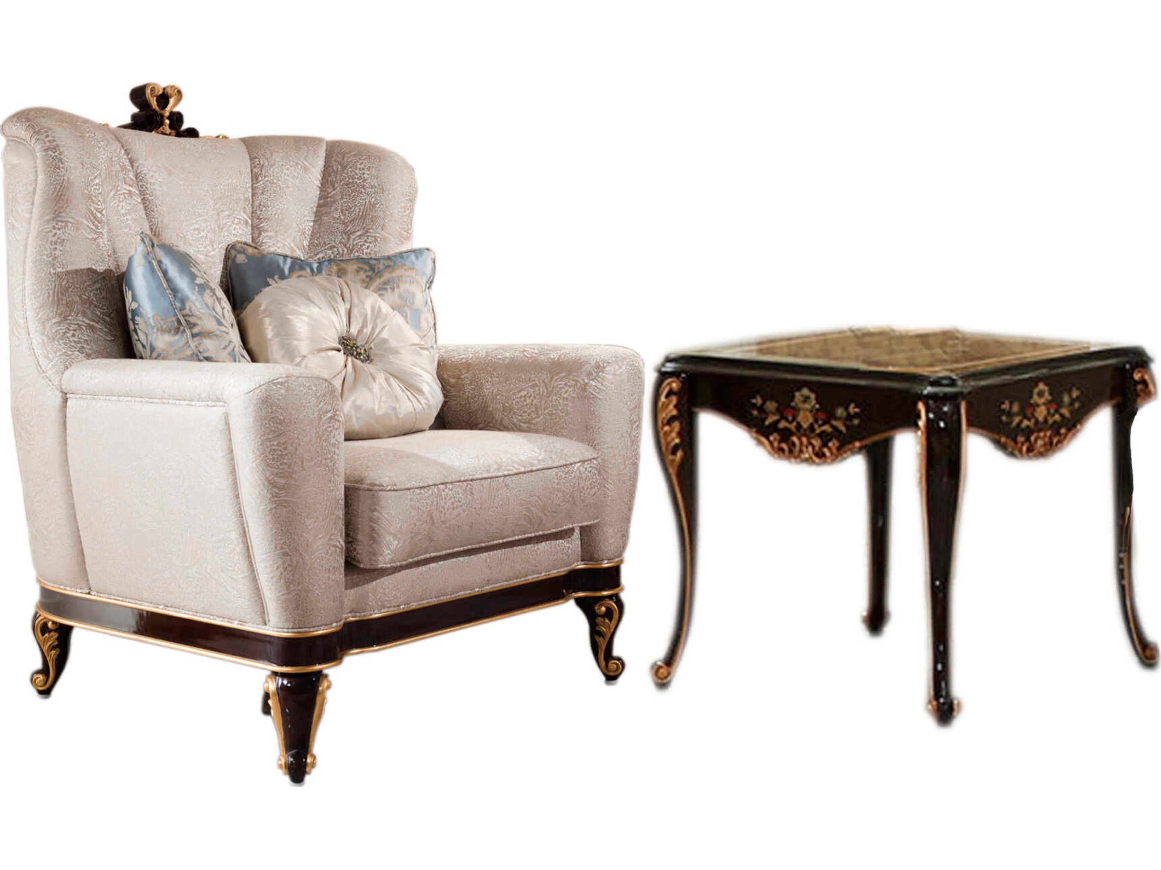 Inf Chair and Ottoman Set