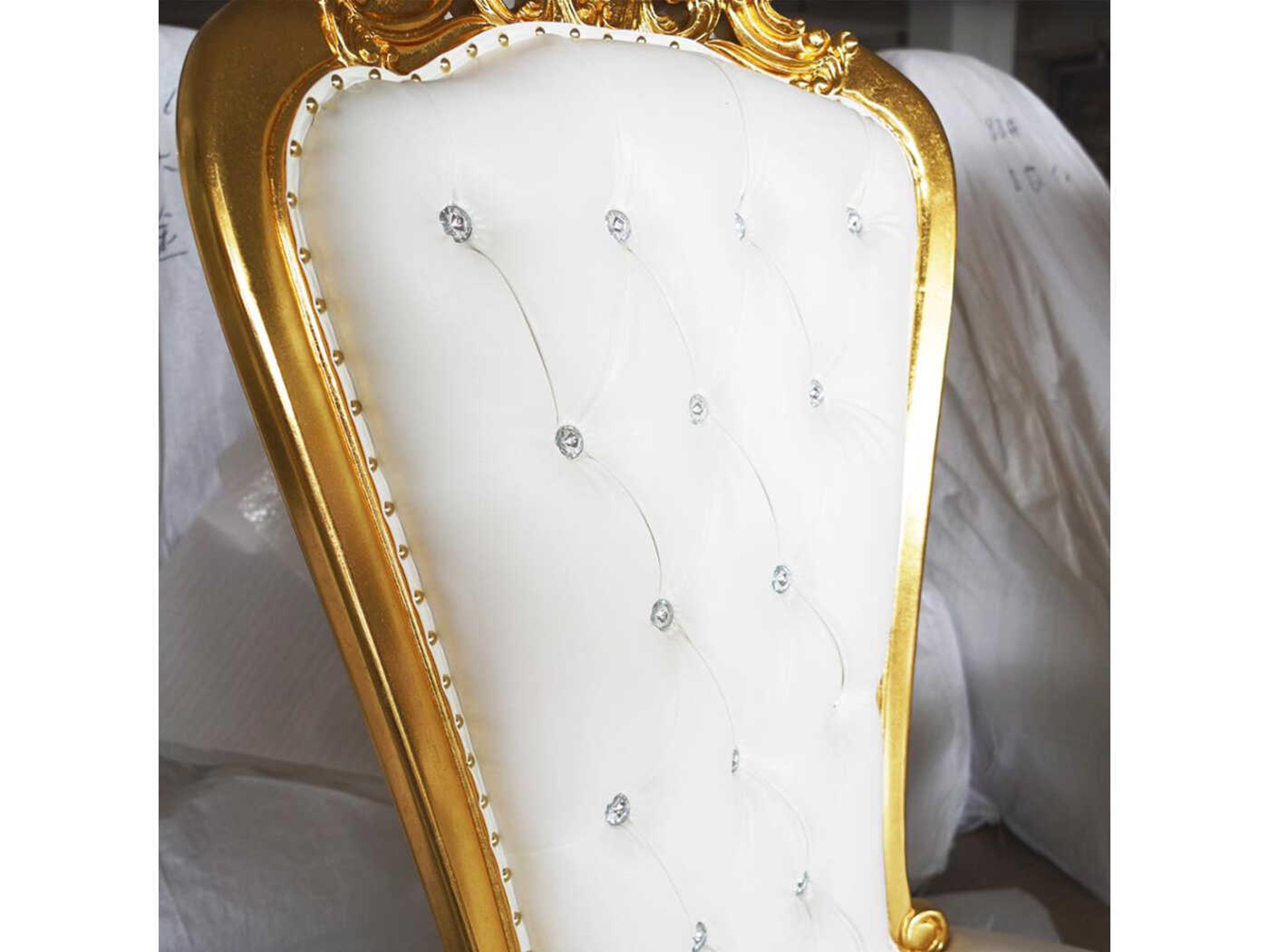 Infinity Furniture Import Inf White Faux Leather Club Chair