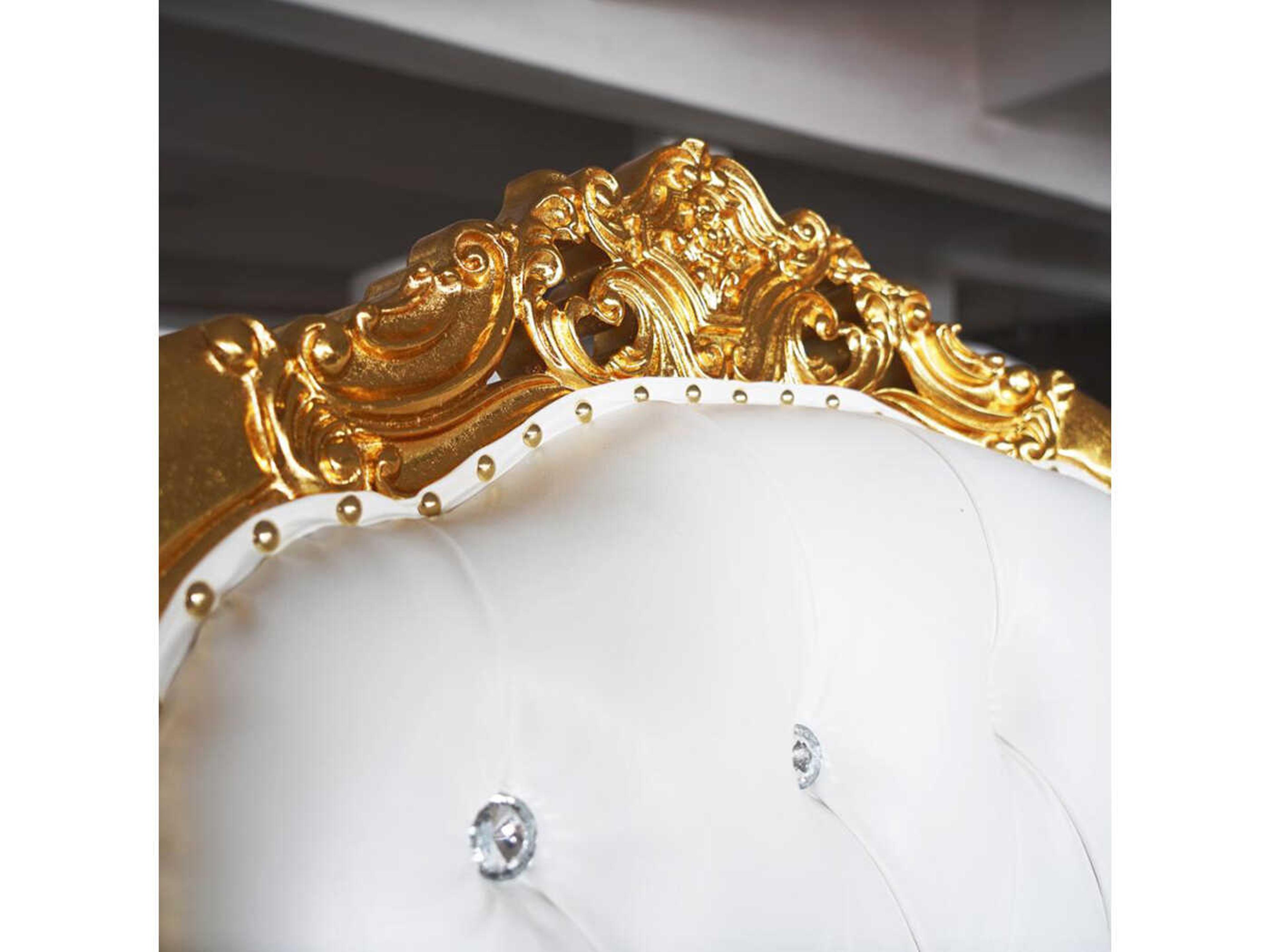 Infinity Furniture Import Inf White Faux Leather Club Chair