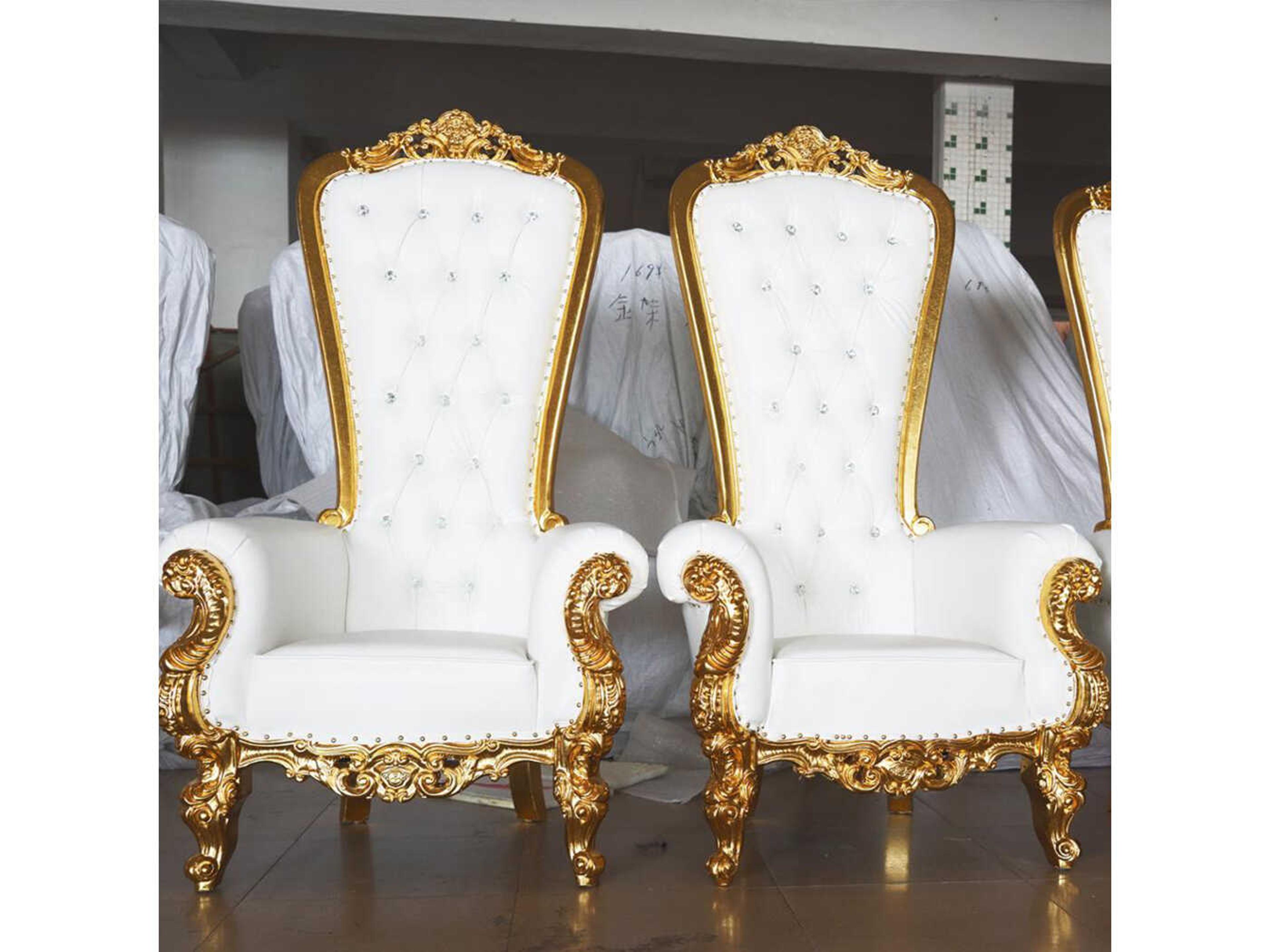 Infinity Furniture Import Inf White Faux Leather Club Chair