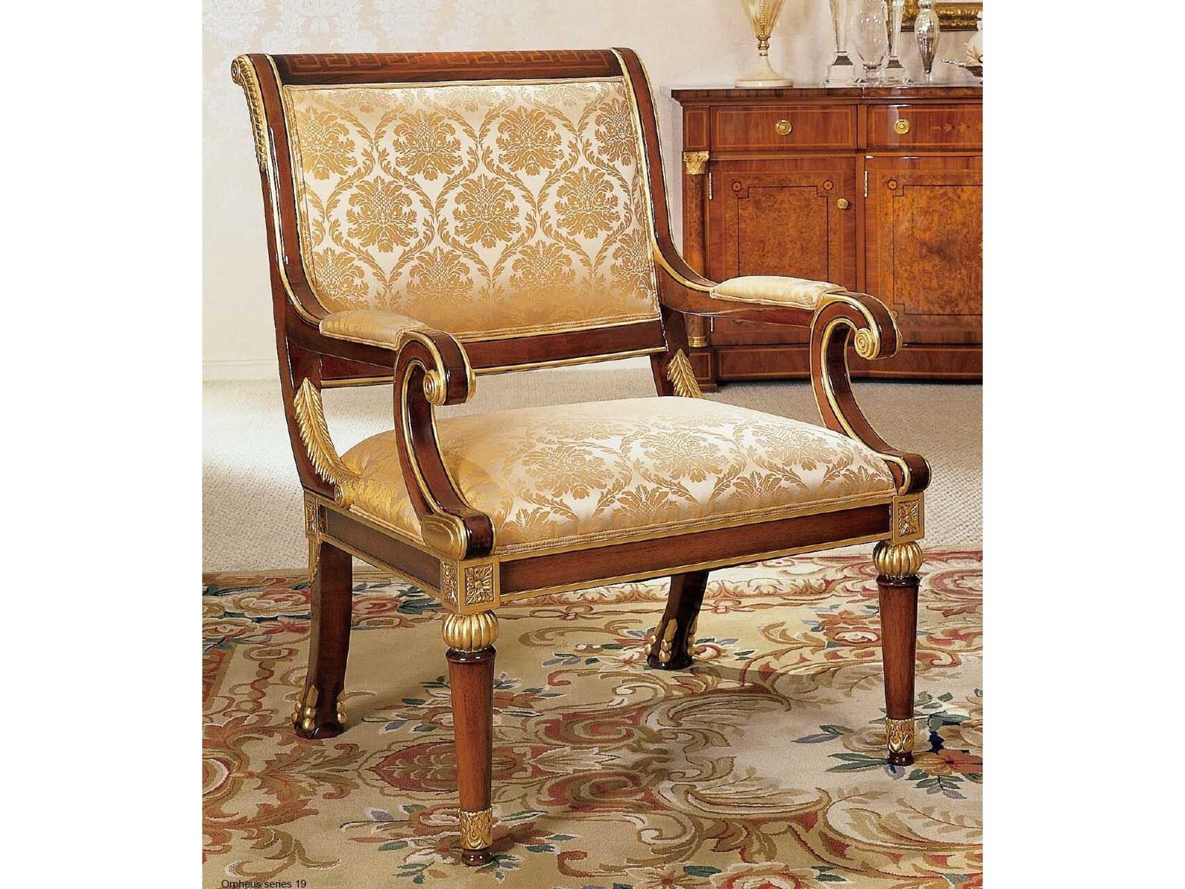 Inf Brown Accent Chair