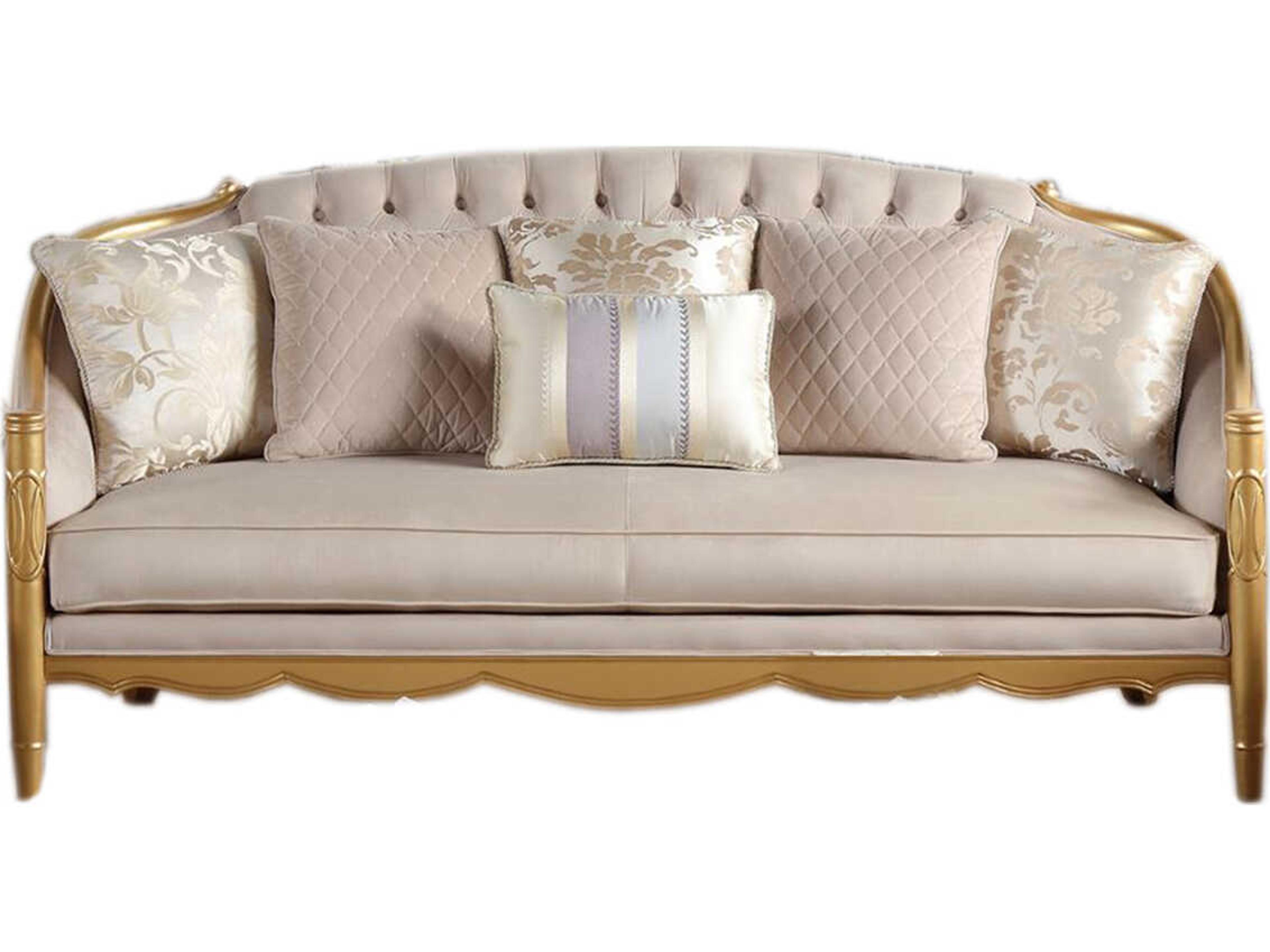 Infsg Beige Upholstered Sofa