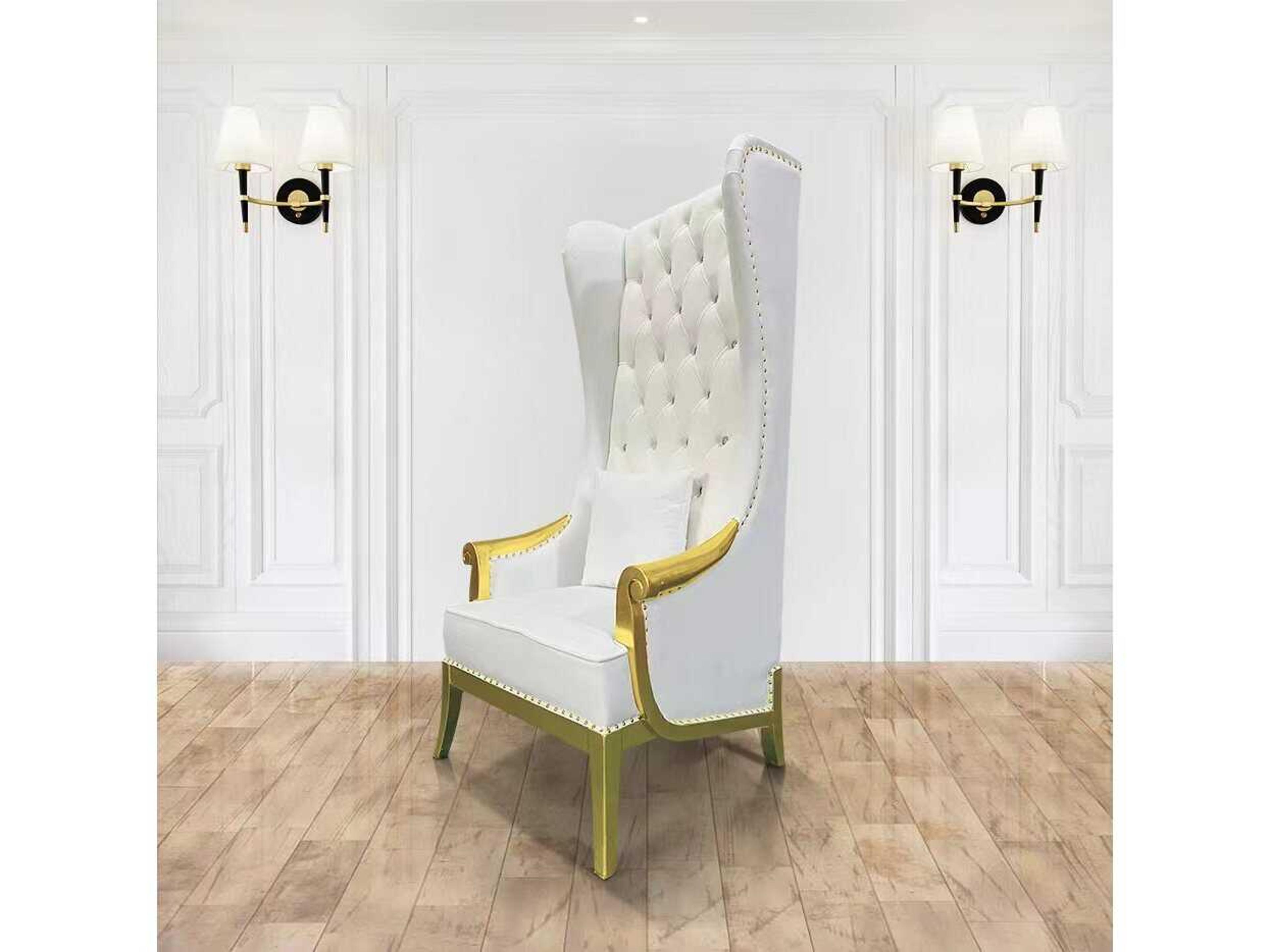 Inf White Accent Chair