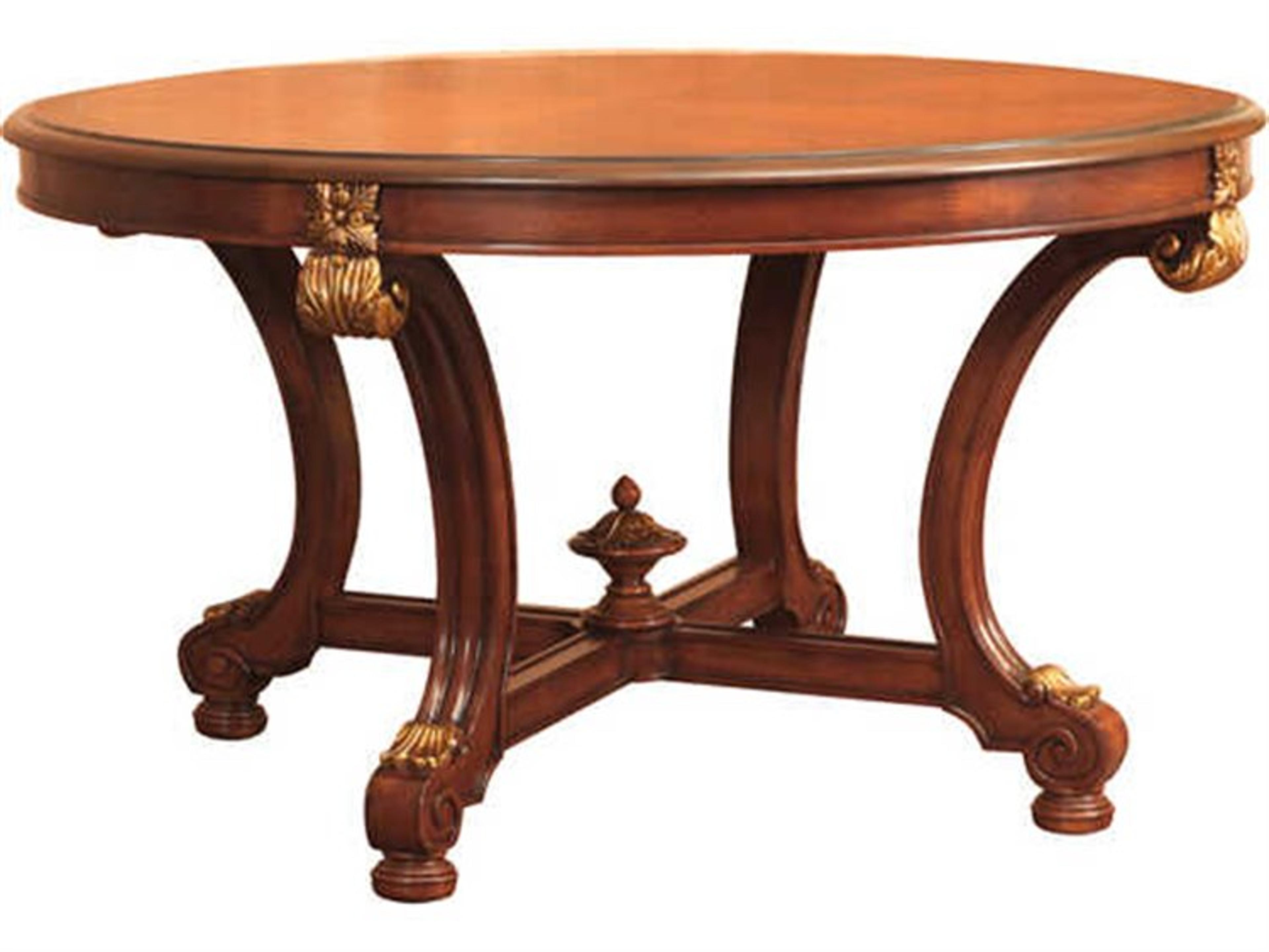 Lv-712-b Round Wood Dining Table