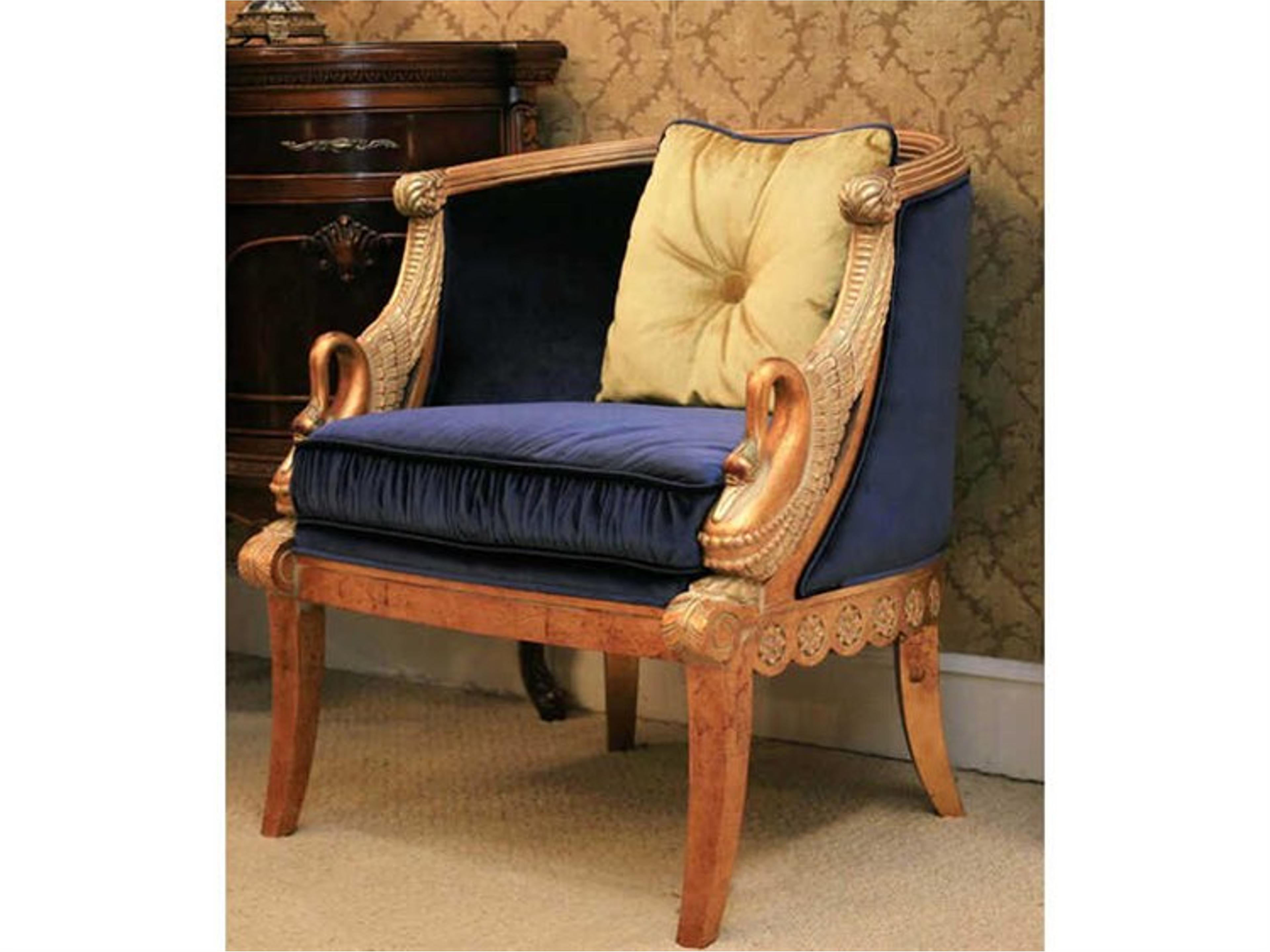 Lv-923 Blue Accent Chair