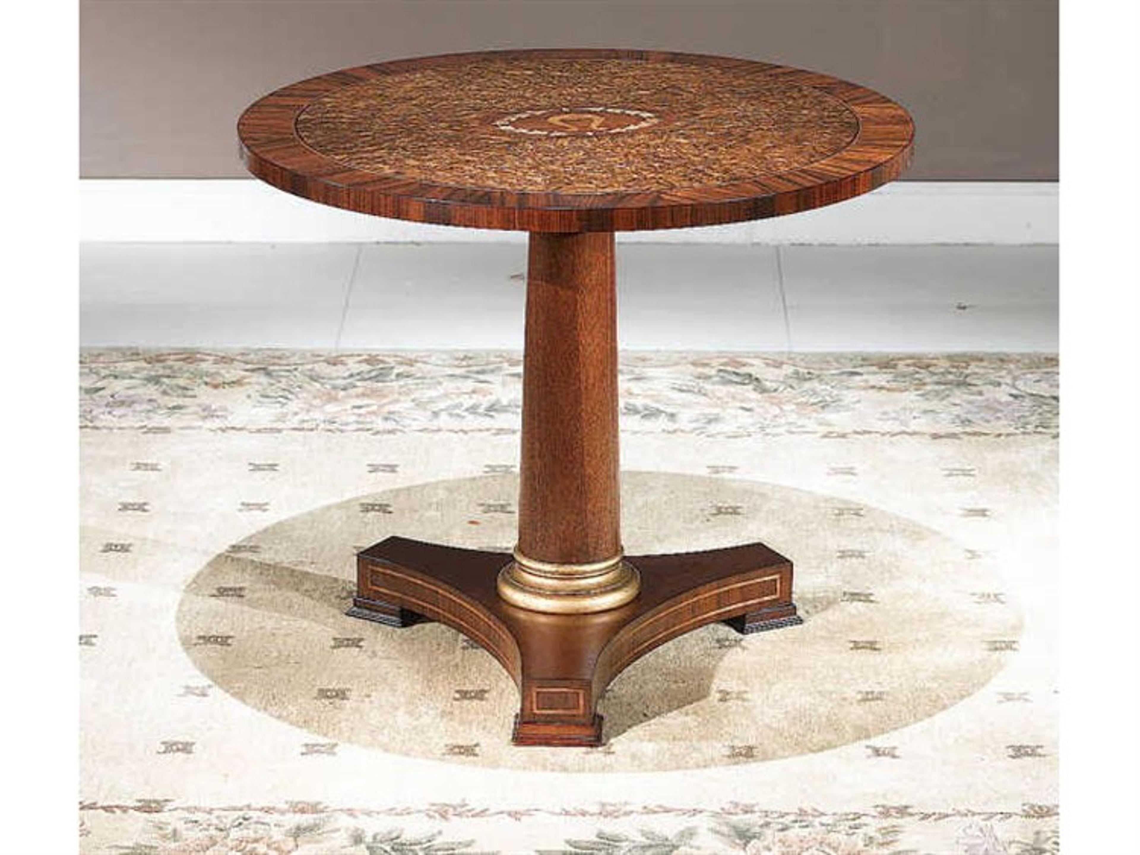 Op-633 Round Wood End Table