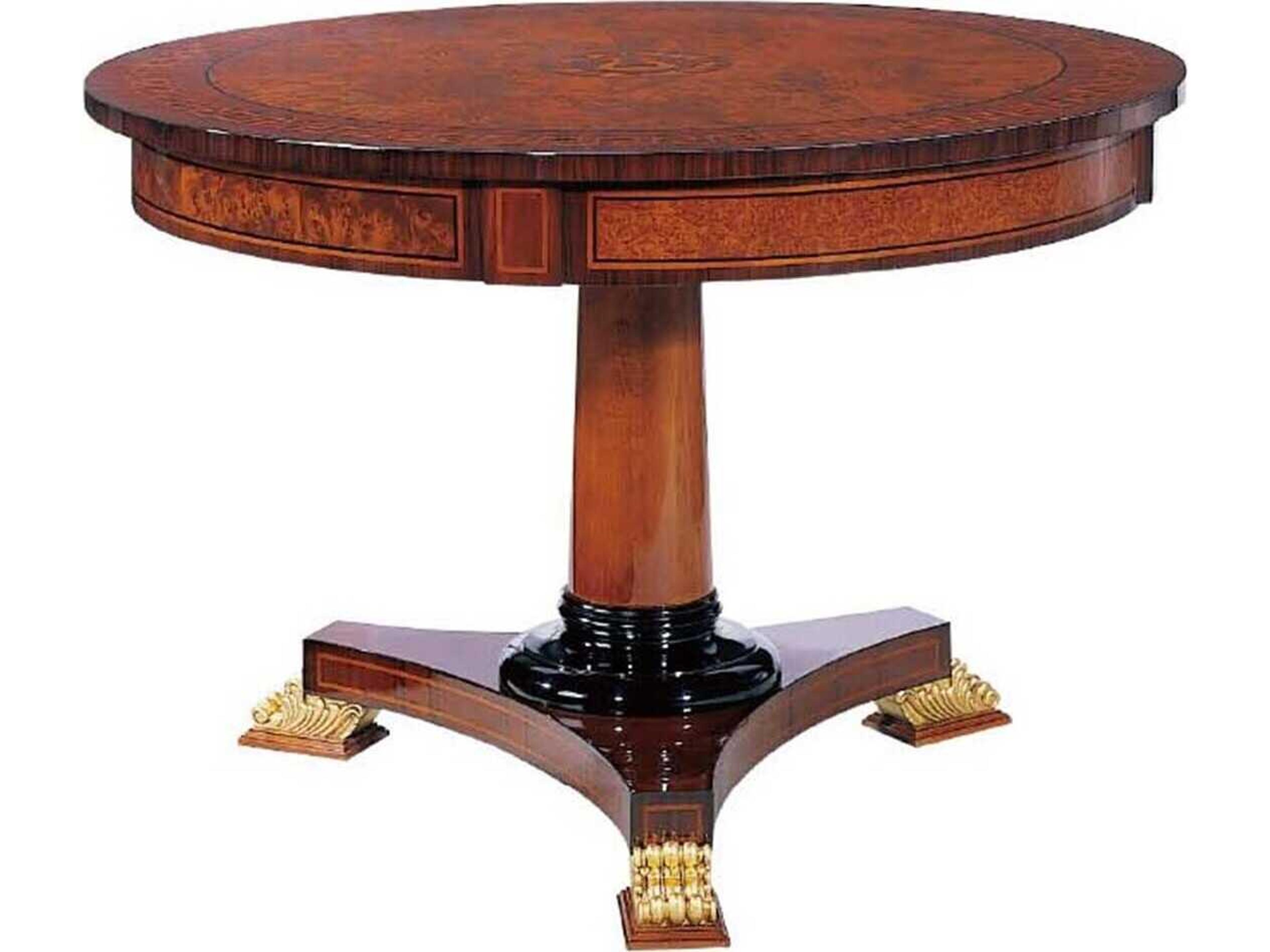 Op-639 Round Wood Coffee Table