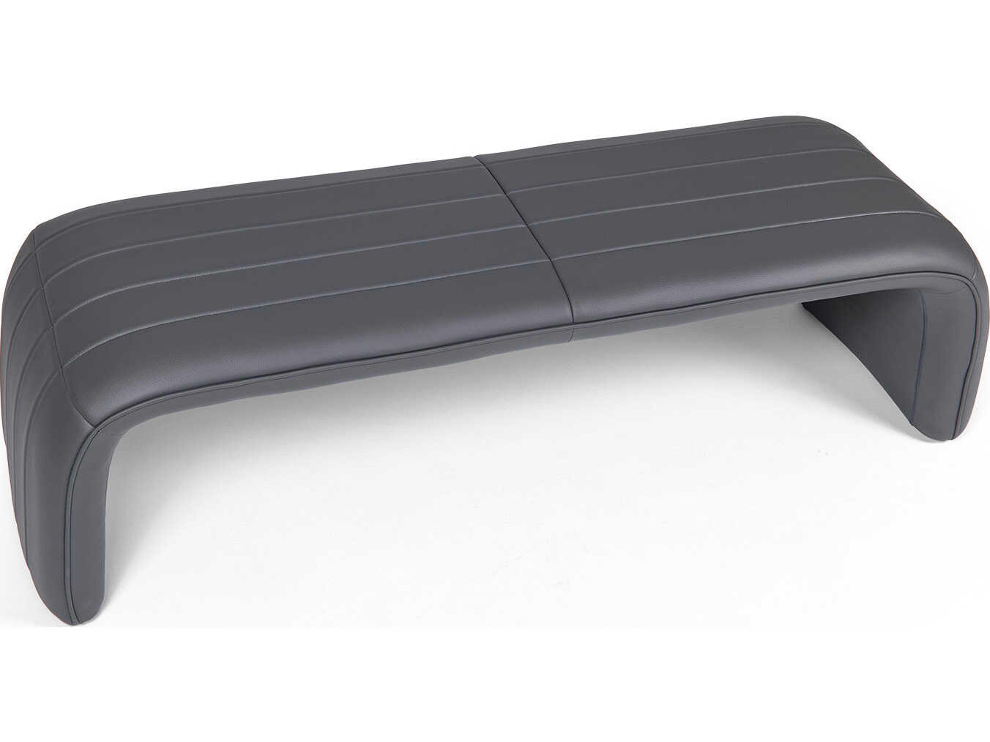 Infinity Furniture Import Stnde Brown Leather Accent Bench