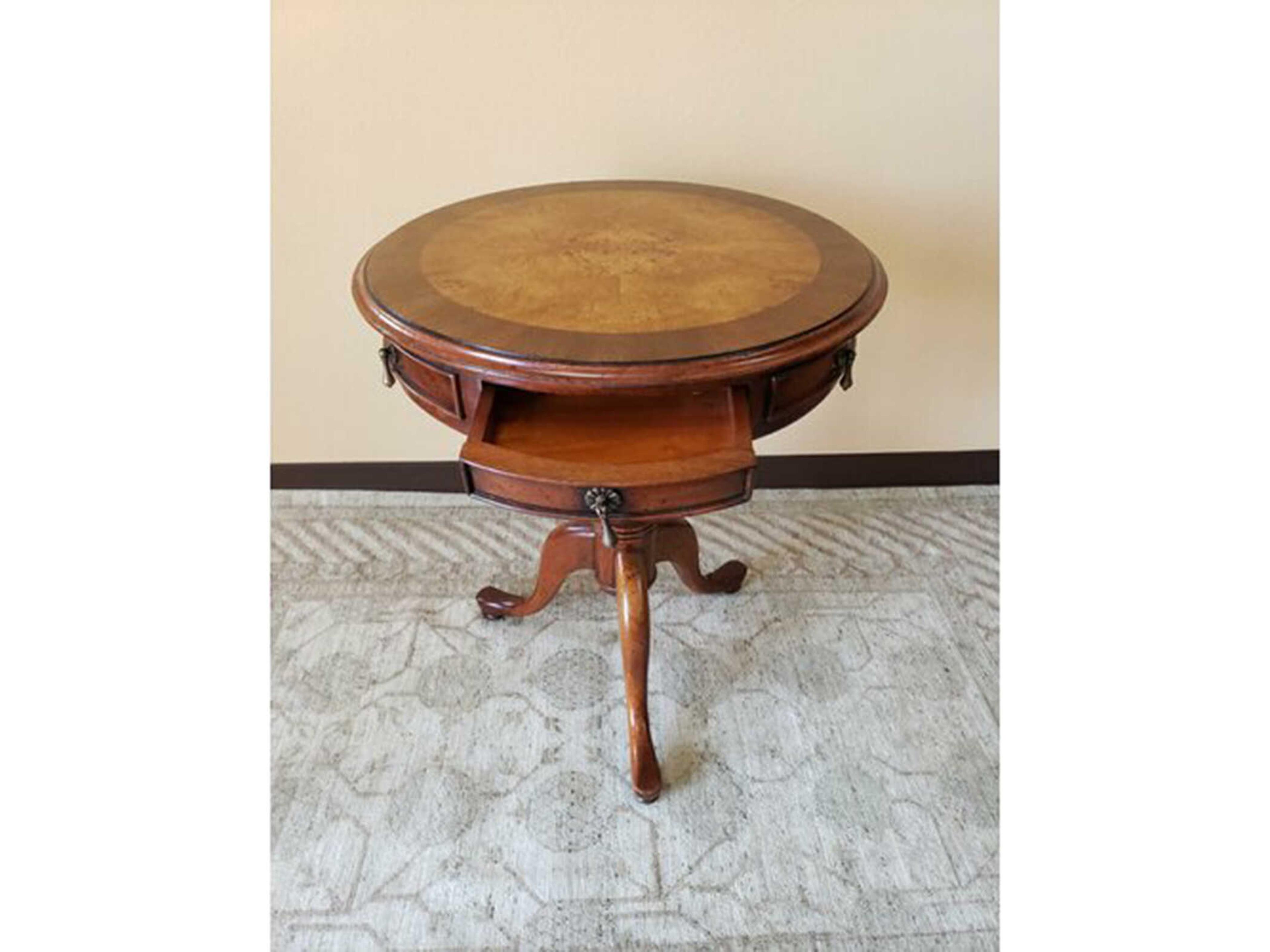 Tl Round Wood End Table