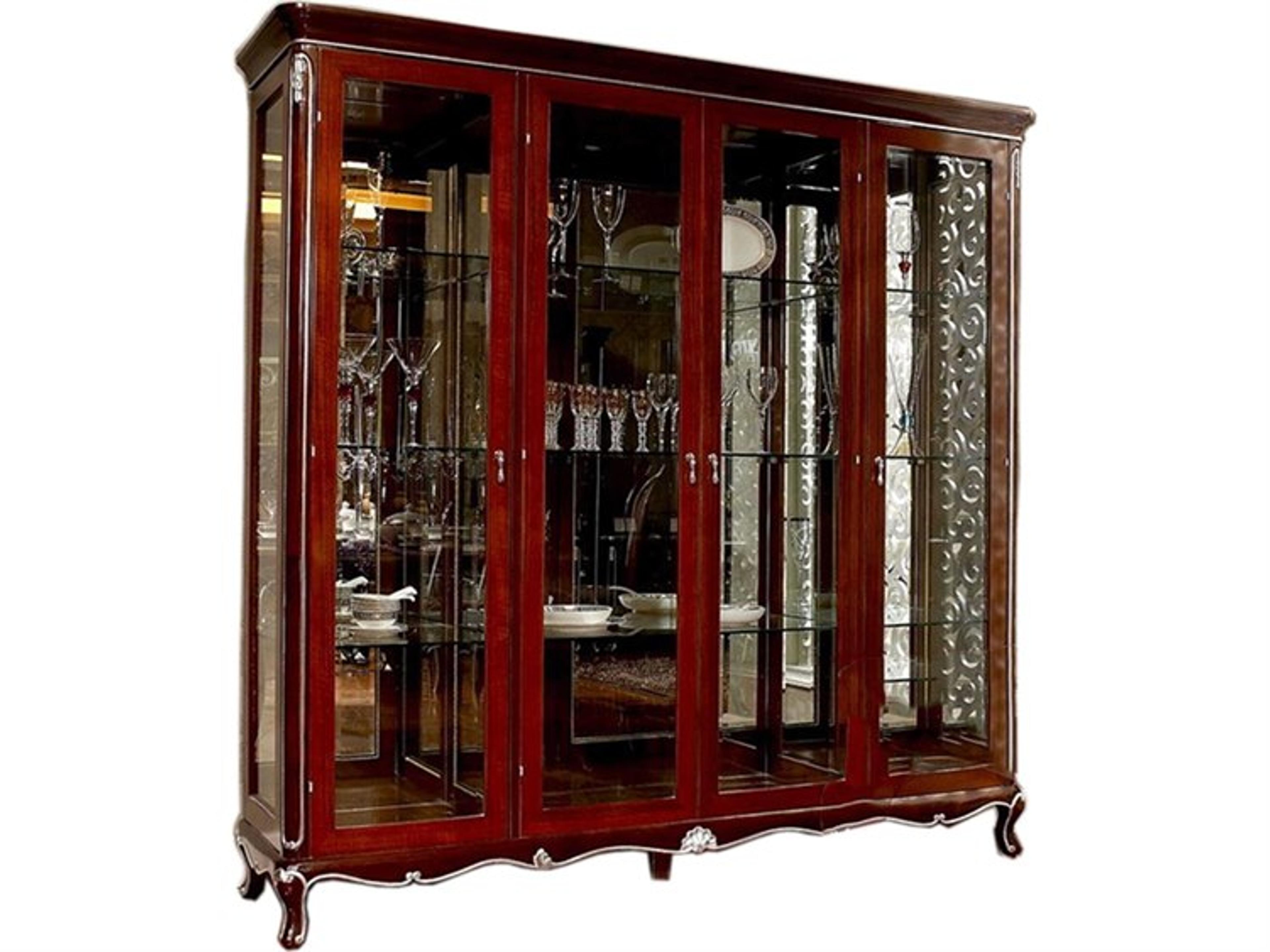 Y06 Hardwood Display Cabinet