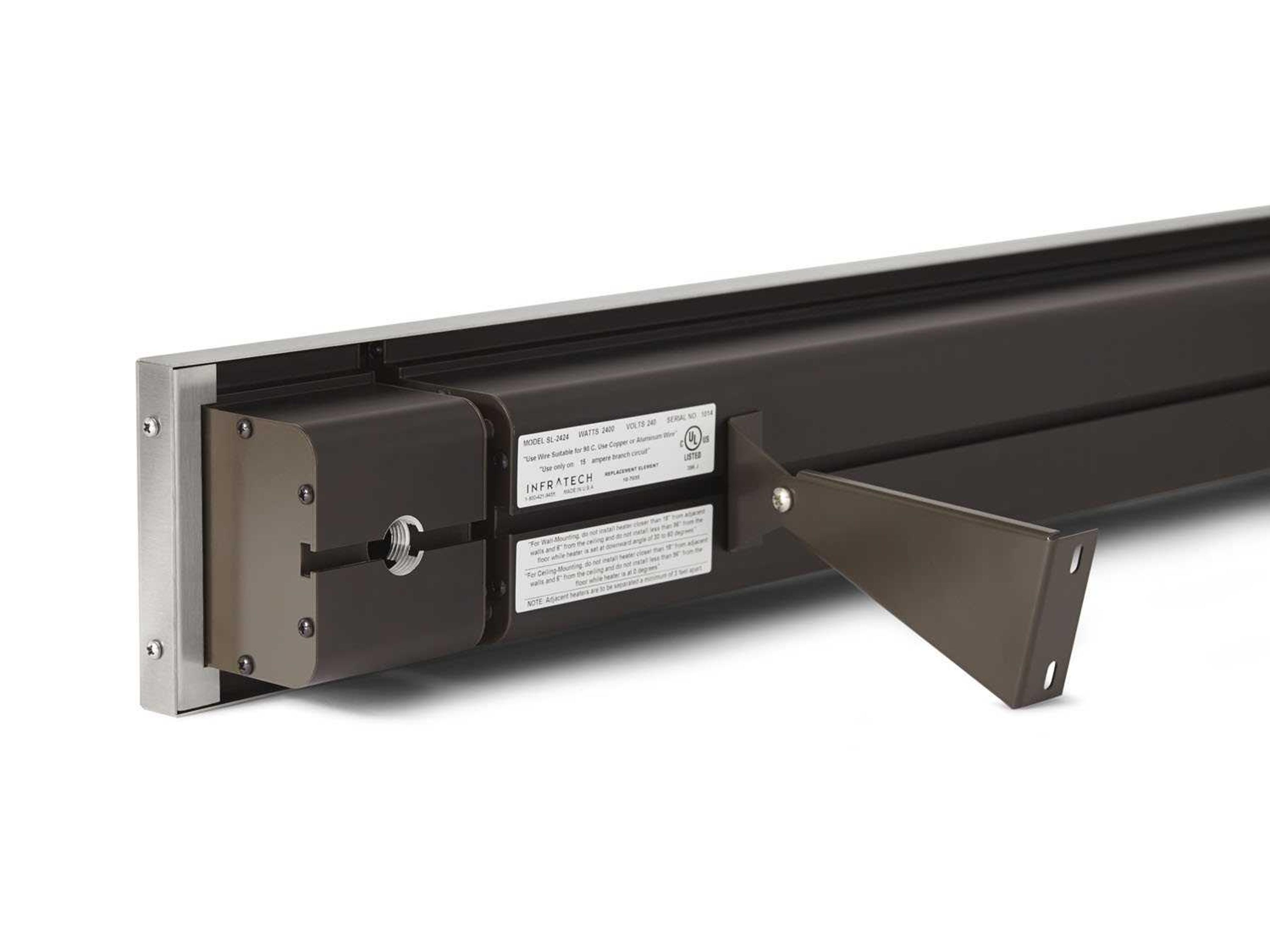 Infratech Slim Line Series Stainless Steel 29.50 Inches Wide Slim Line 1600 Watt 120 Volt 13.3 Amps