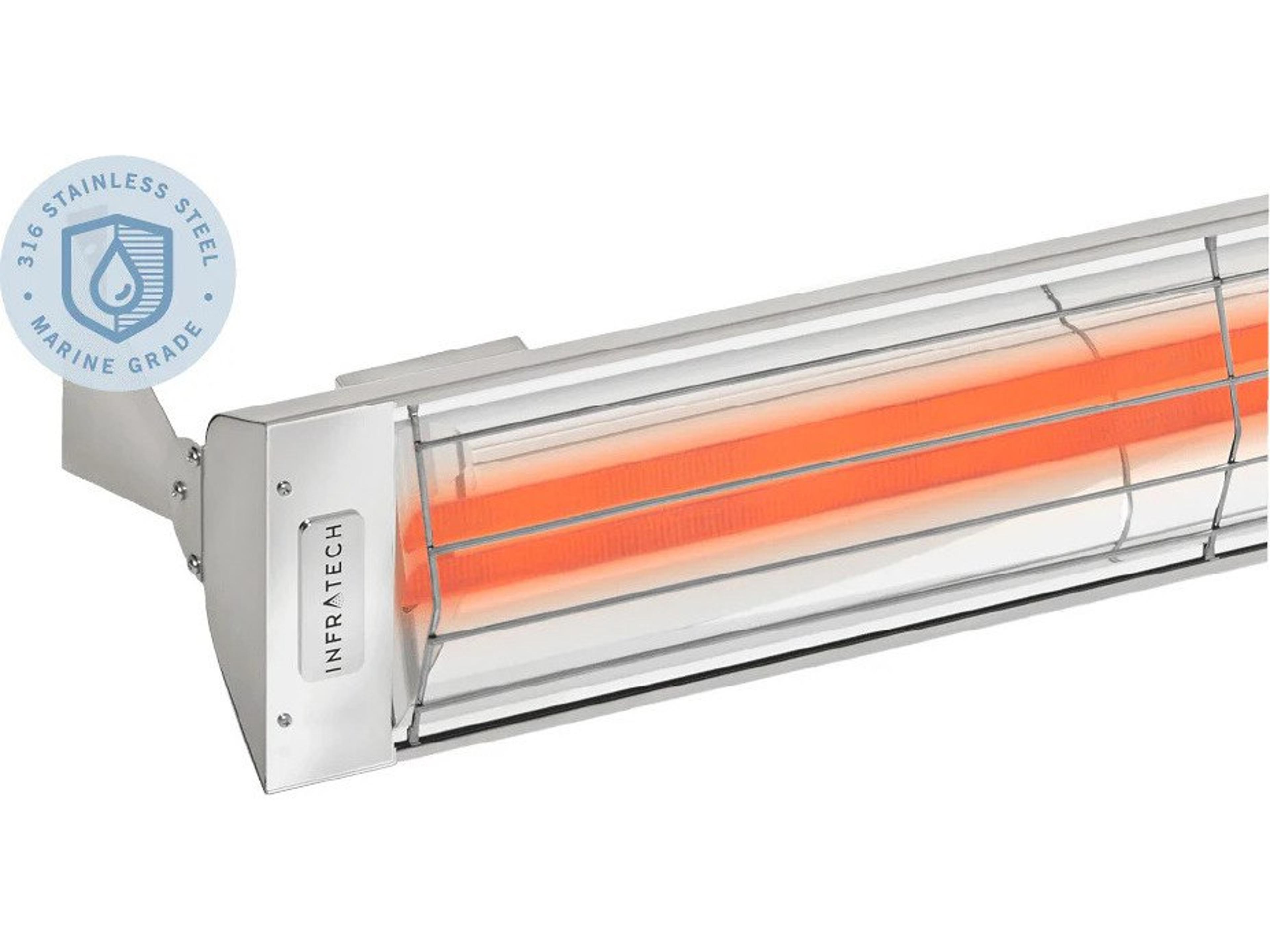 Infratech Wd Series Stainless Steel Patio Heater3000W 480V 6.25 Amps