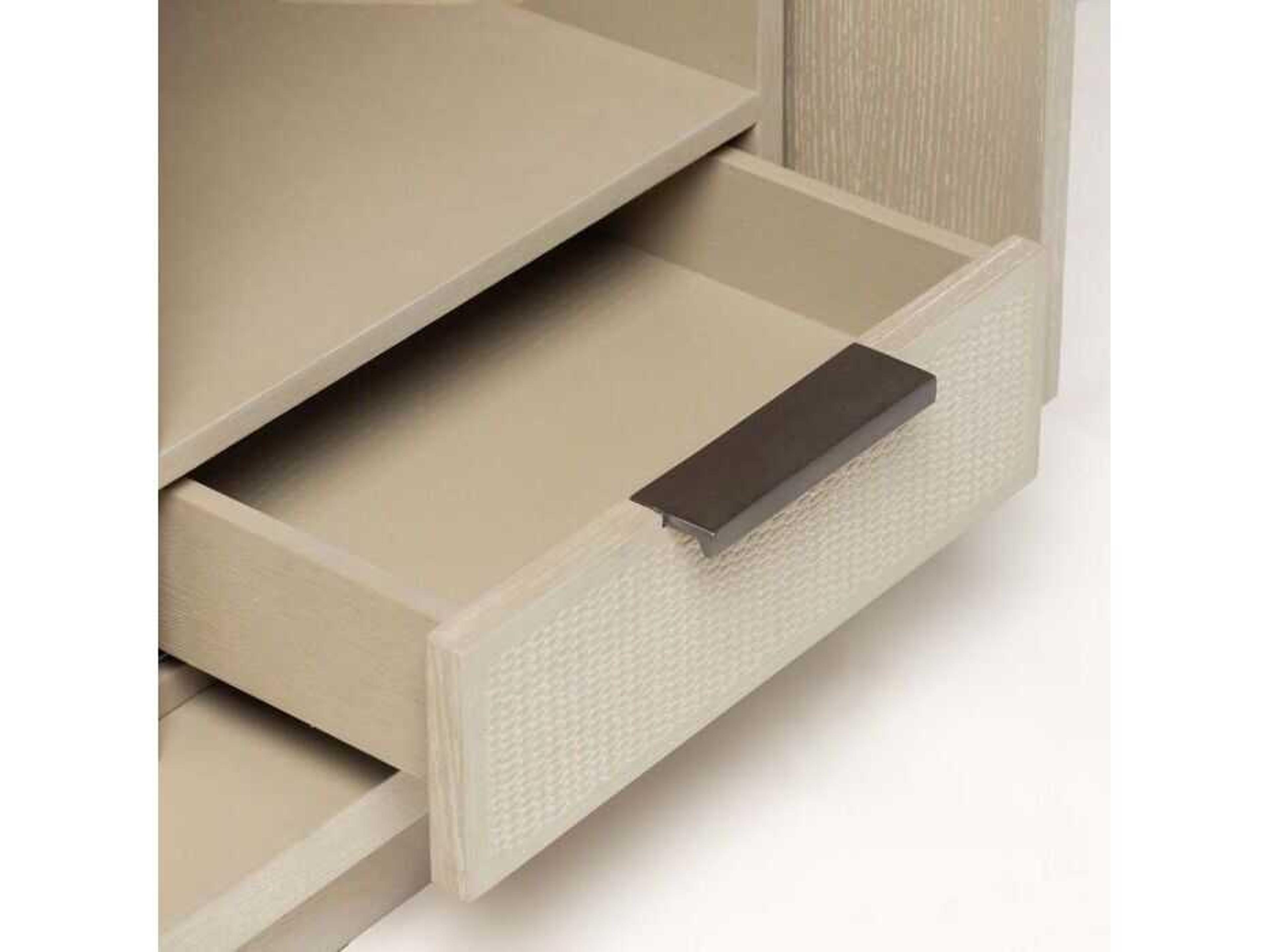 Interlude Home Holmes Natural Oak Wood Cliffside Vintage Bronze Bar Cabinet