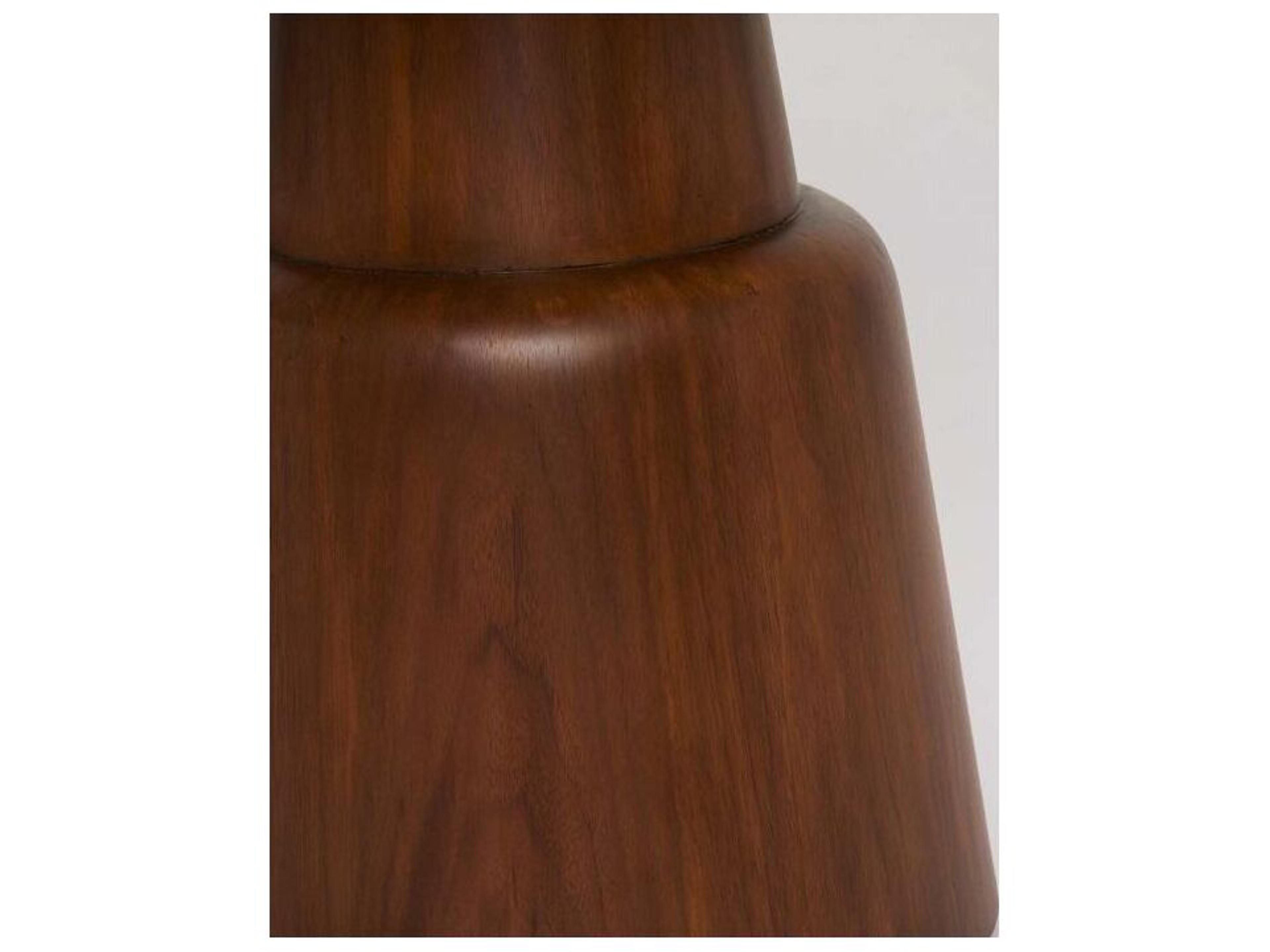 Interlude Home Graves Round Wood Classic Walnut End Table