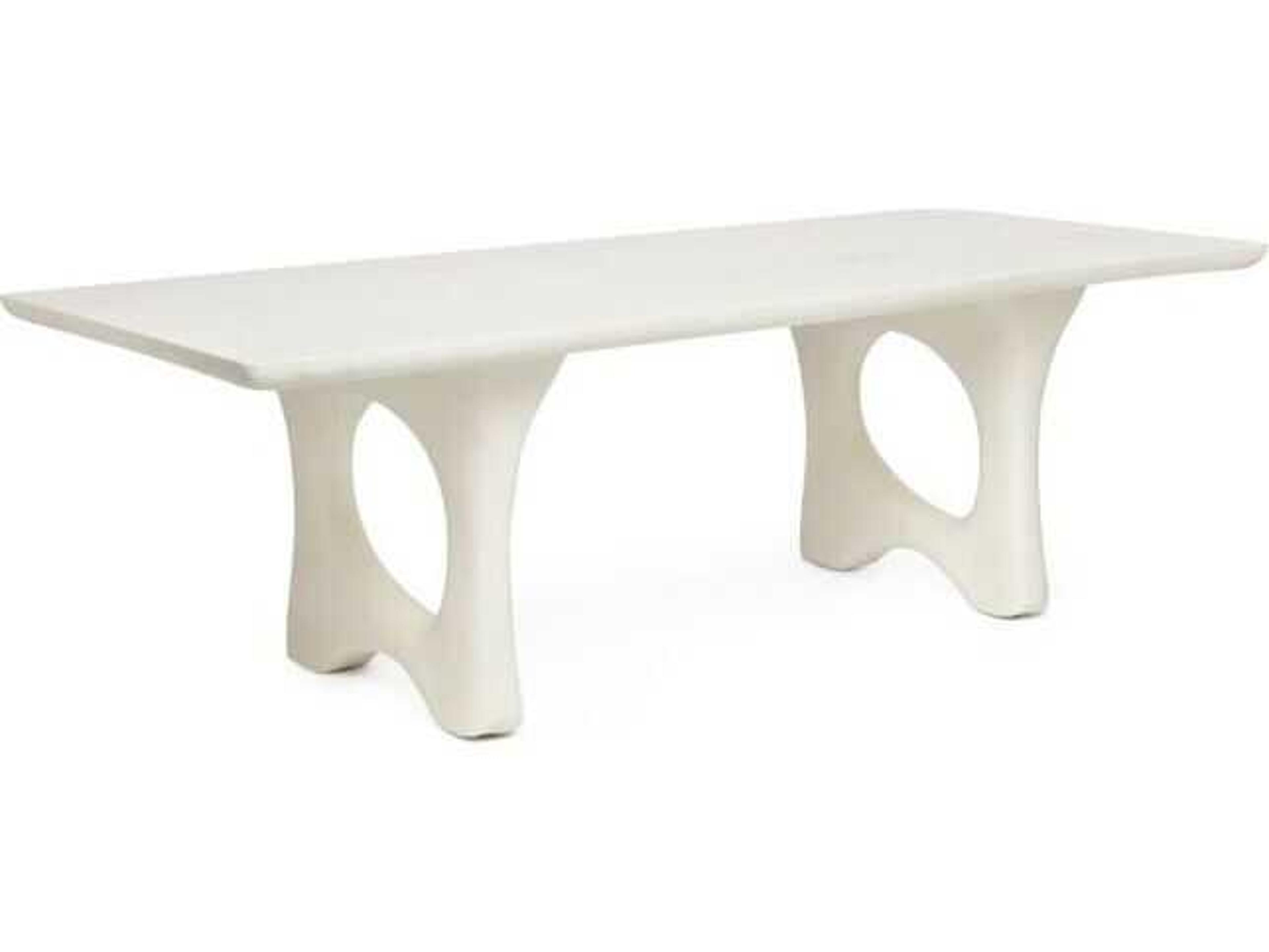 Josephine Rectangular Faux Marble Dining Table