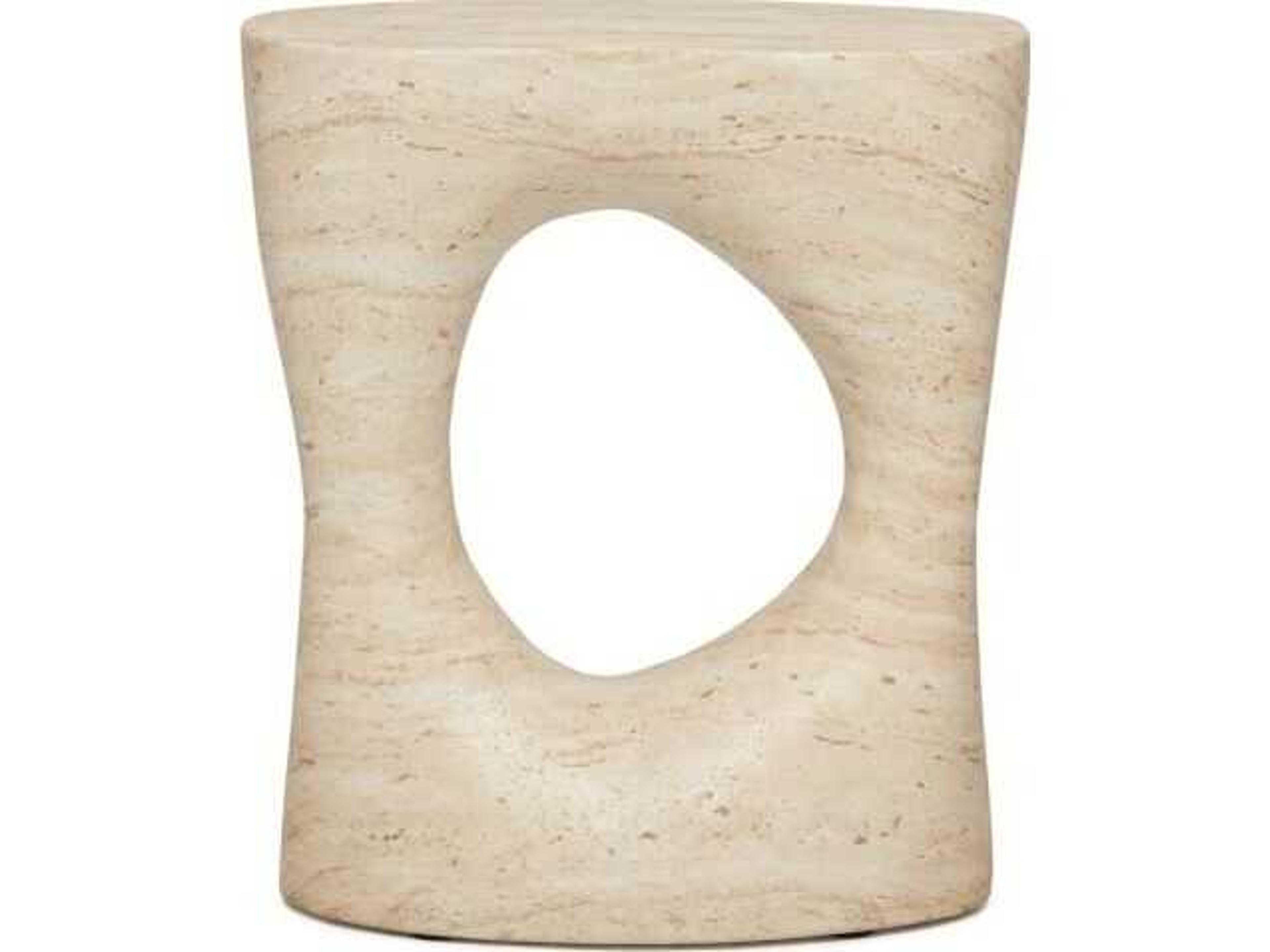 Interlude Home Josephine Oval Concrete End Table