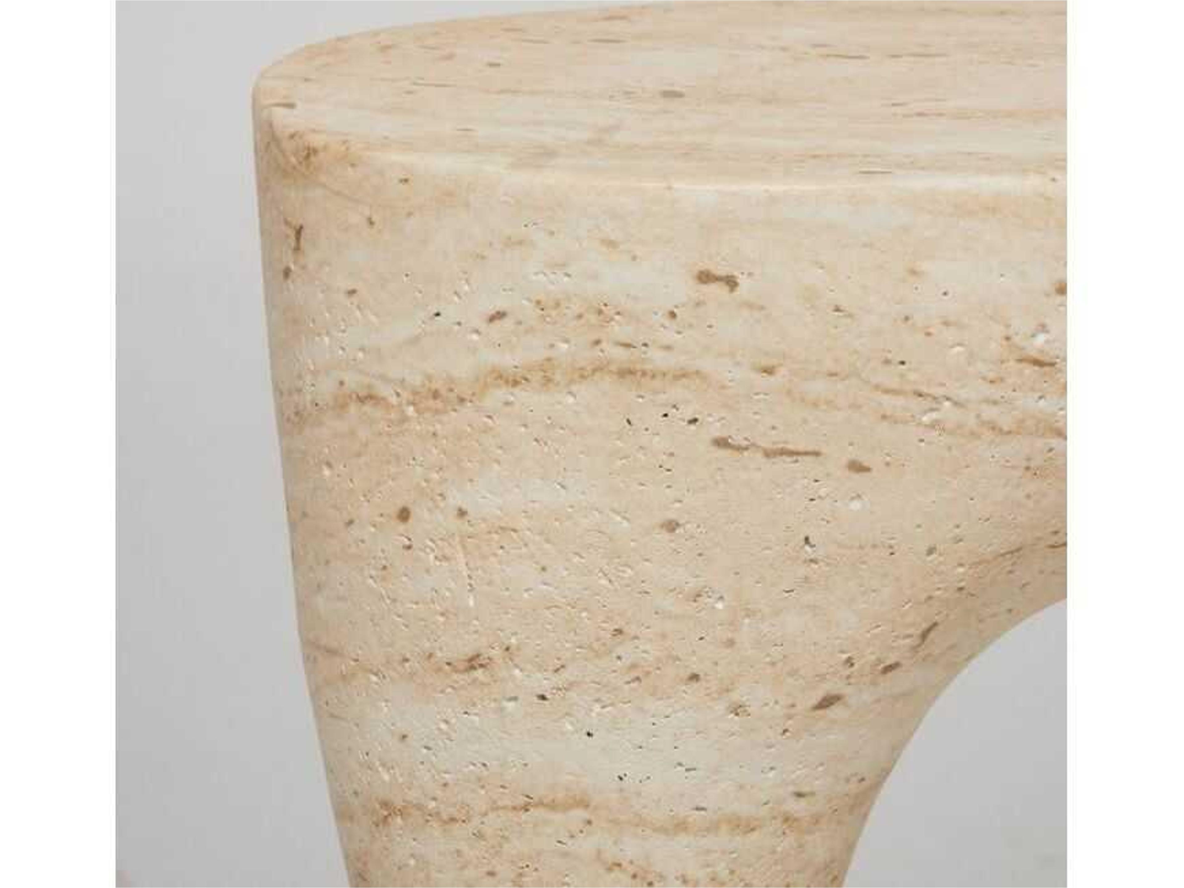 Interlude Home Josephine Oval Concrete End Table