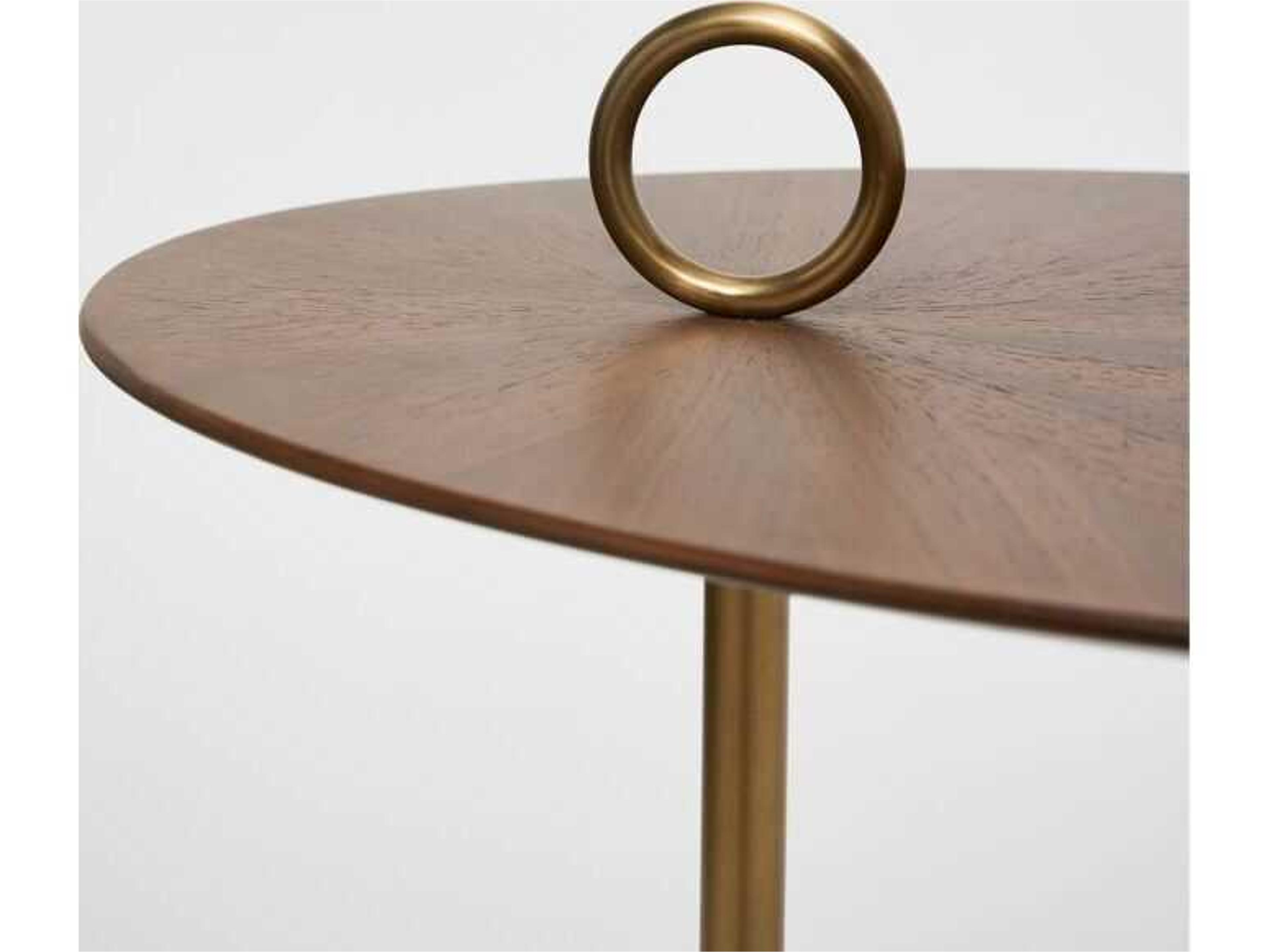 Interlude Home Owen Oval Wood End Table