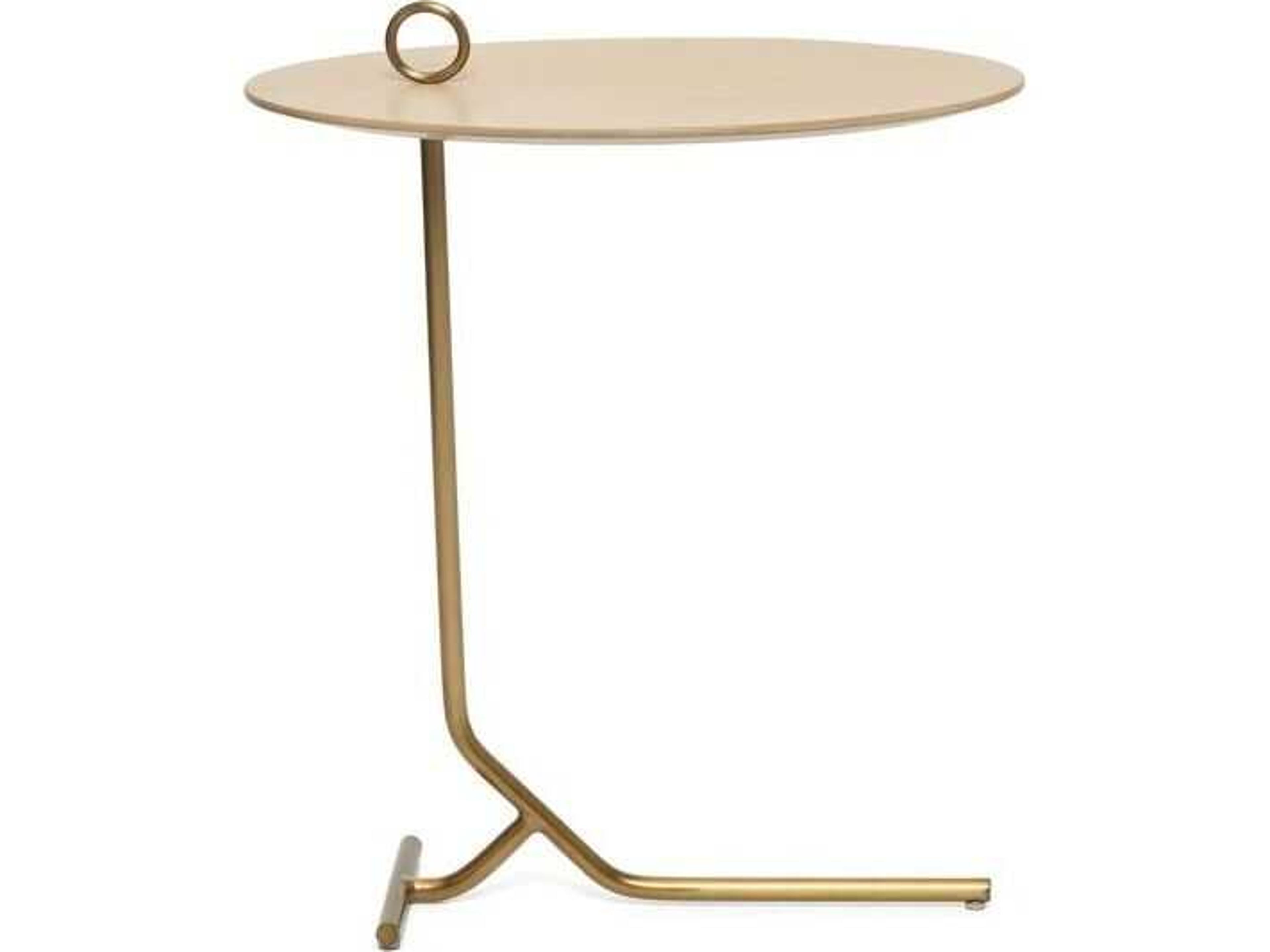 Interlude Home Owen Oval Wood End Table